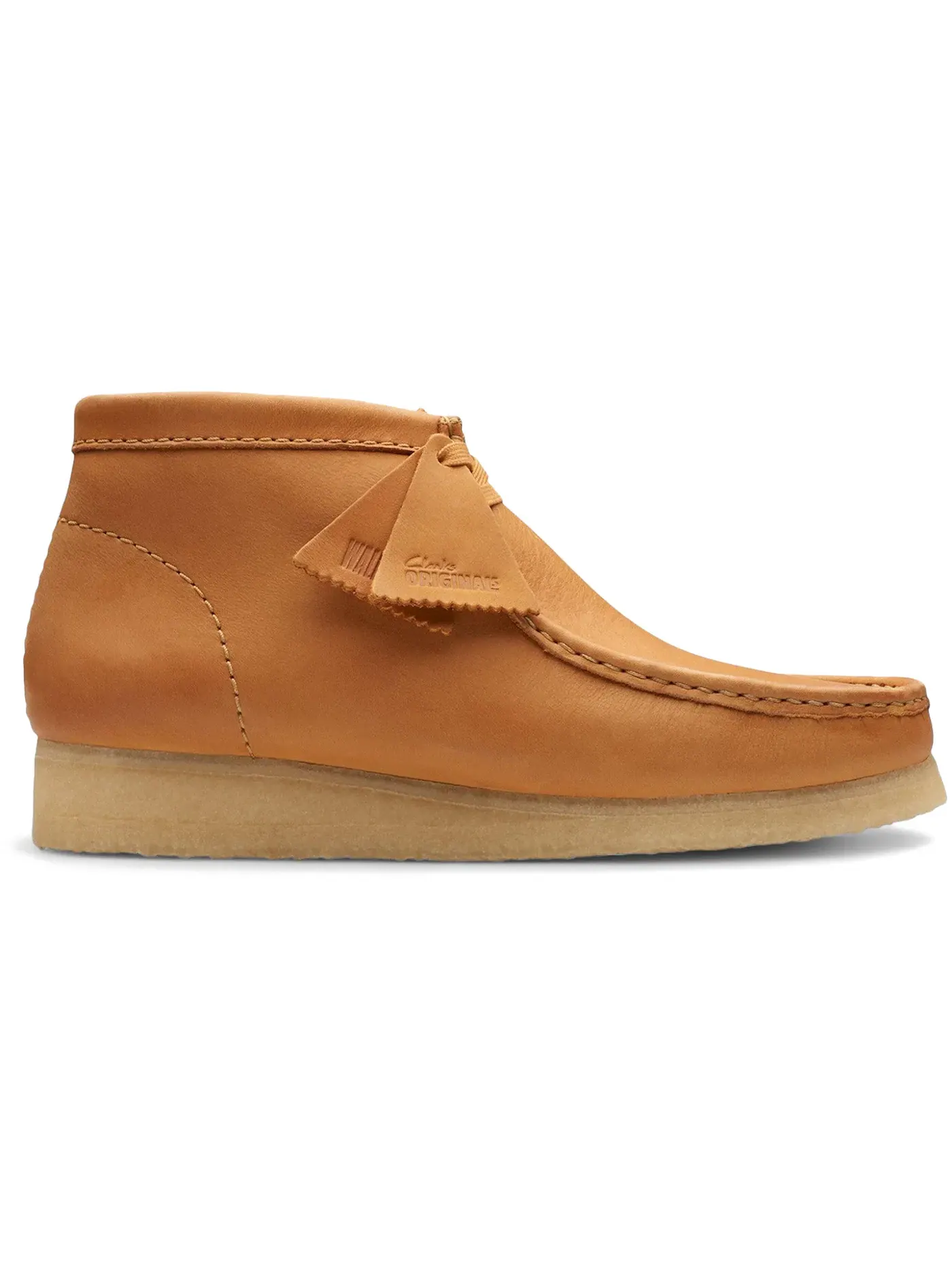 Мужские ботинки на шнуровке Clarks Originals Wallabee Boot Mid — изображение 1 из 1, бежевый
