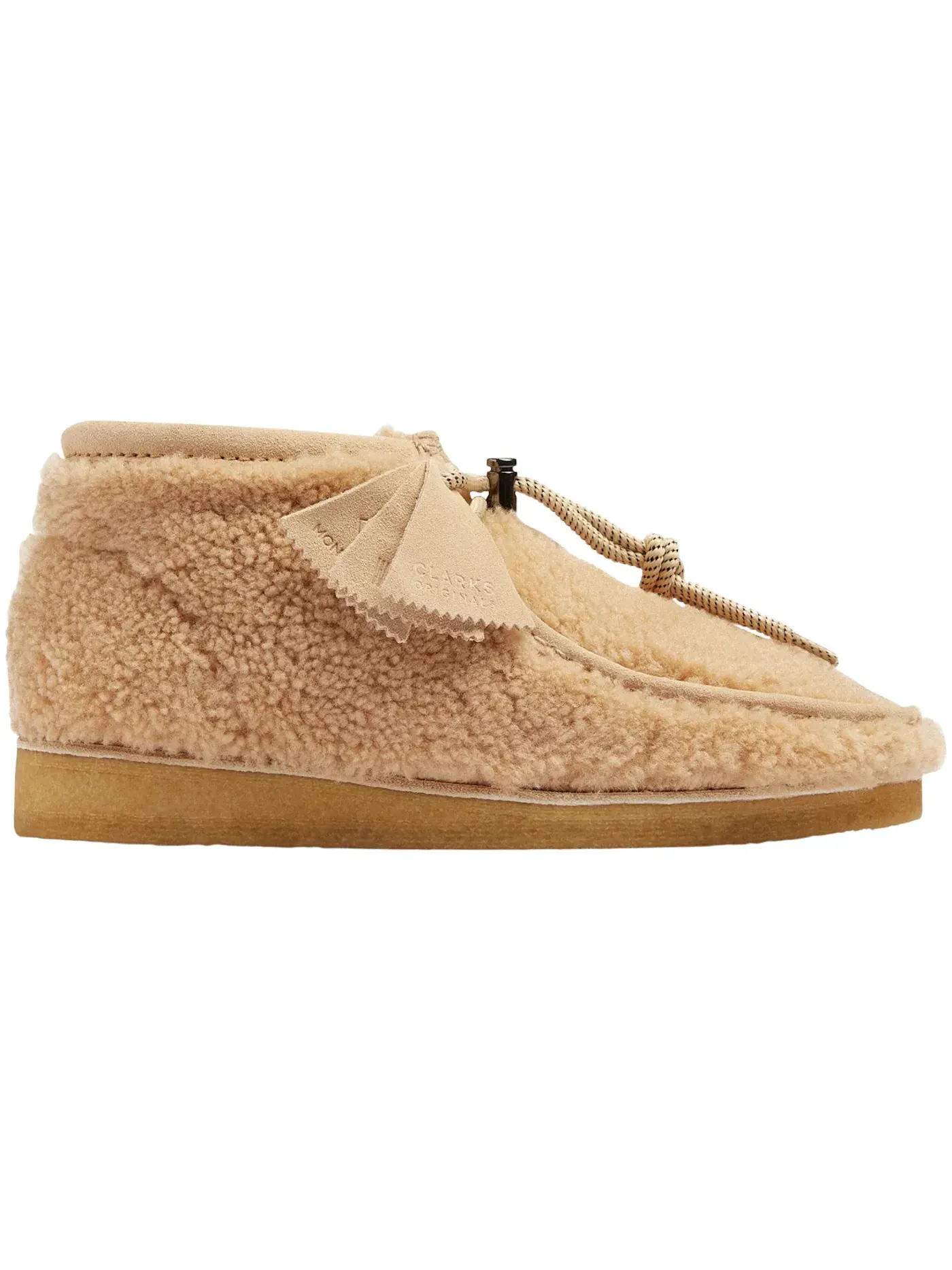 Мужские ботинки Wallabee Clarks Originals Moncler 1952 — изображение 1 из 4, бежевый