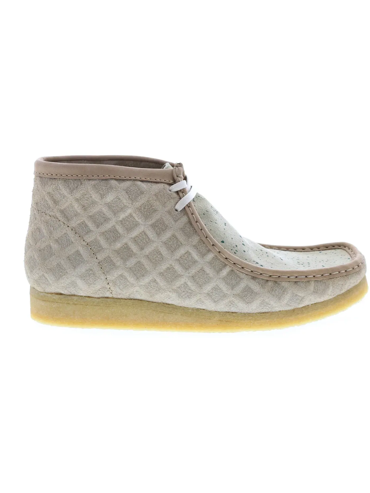 Мужские ботинки классические Wallabee Boot Clarks — изображение 1 из 1, натуральный зеленый