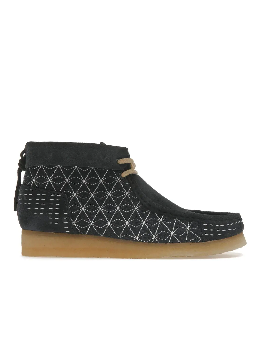 Мужские ботинки с принтом Clarks Originals Wallabee Boot — изображение 1 из 4, темно-синий