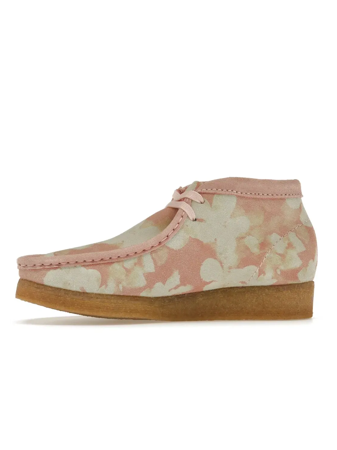 Женские ботинки с принтом Clarks Originals Wallabee Boot — изображение 3 из 4, розовый розовый