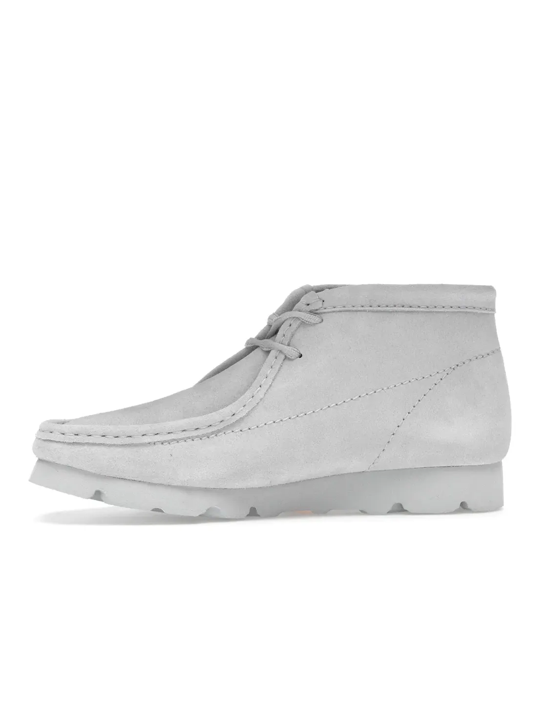 Мужские ботинки Уоллаби с длинным шнурованием Clarks Originals Wallabee Boot — изображение 3 из 4, серый/серый