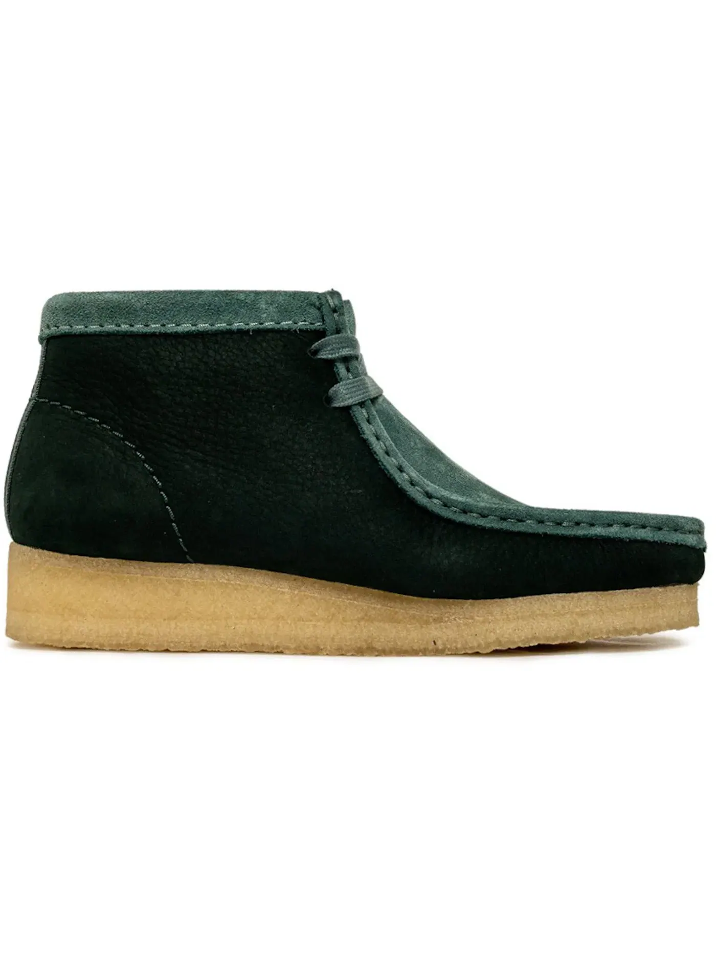 Женские ботинки с замшевым верхом Clarks Originals Wallabee Boot — изображение 1 из 1, зеленый
