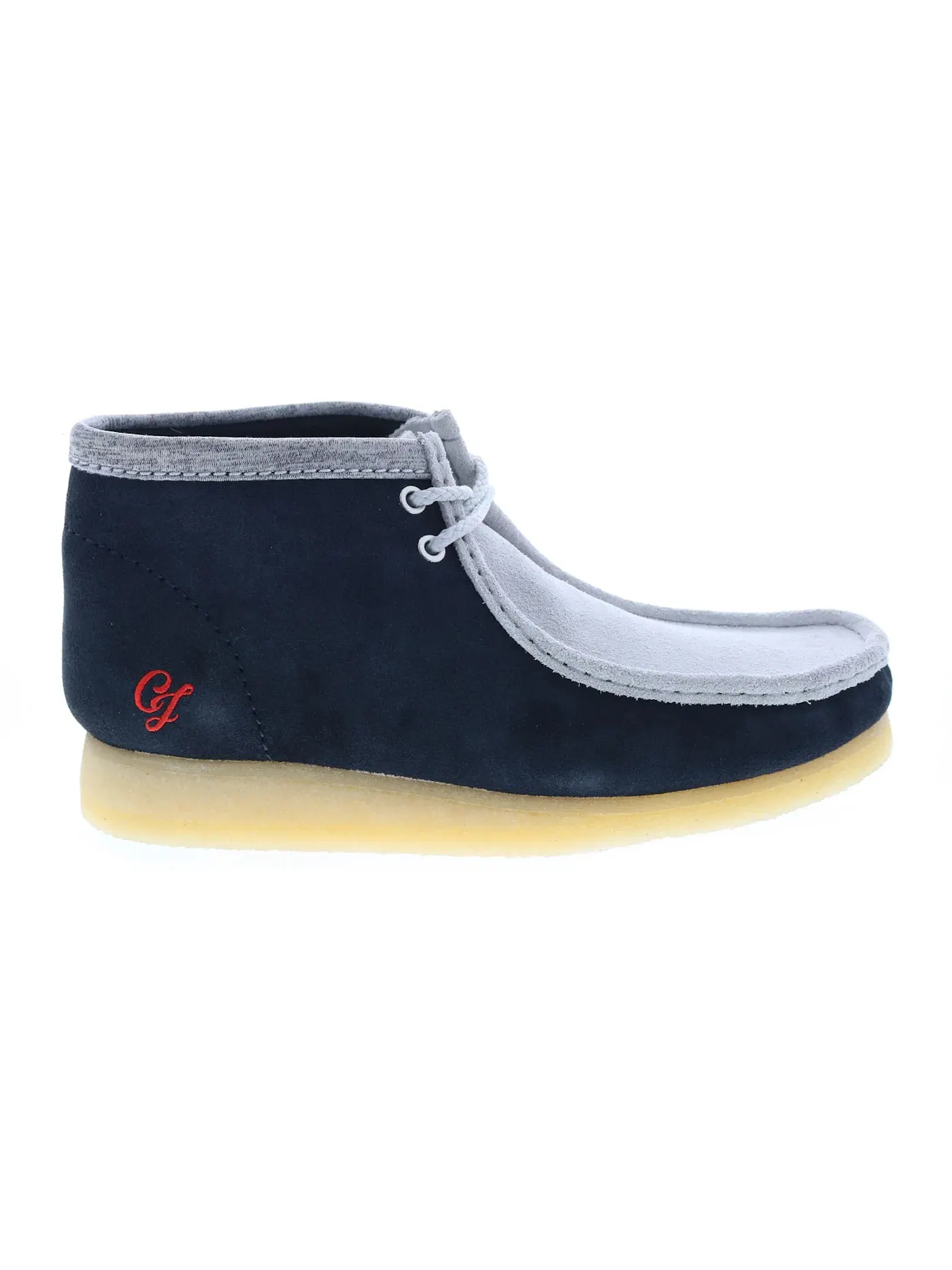 Мужские ботинки с замшевым верхом Clarks Originals Wallabee Boot — изображение 1 из 1, темно-синий/серый