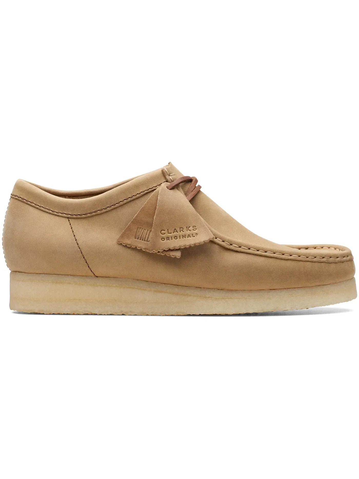 Мужские ботинки из кожи с моделью Clarks Originals Wallabee — изображение 1 из 1, коричневый