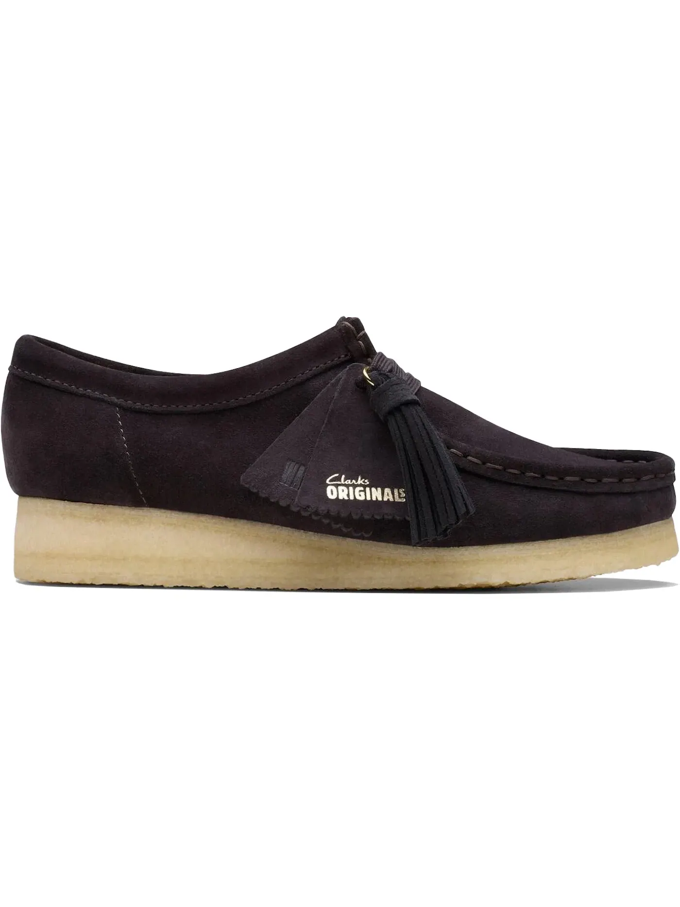 Женские ботинки замшевые модель Clarks Originals Wallabee Clarks — изображение 1 из 1, коричневый