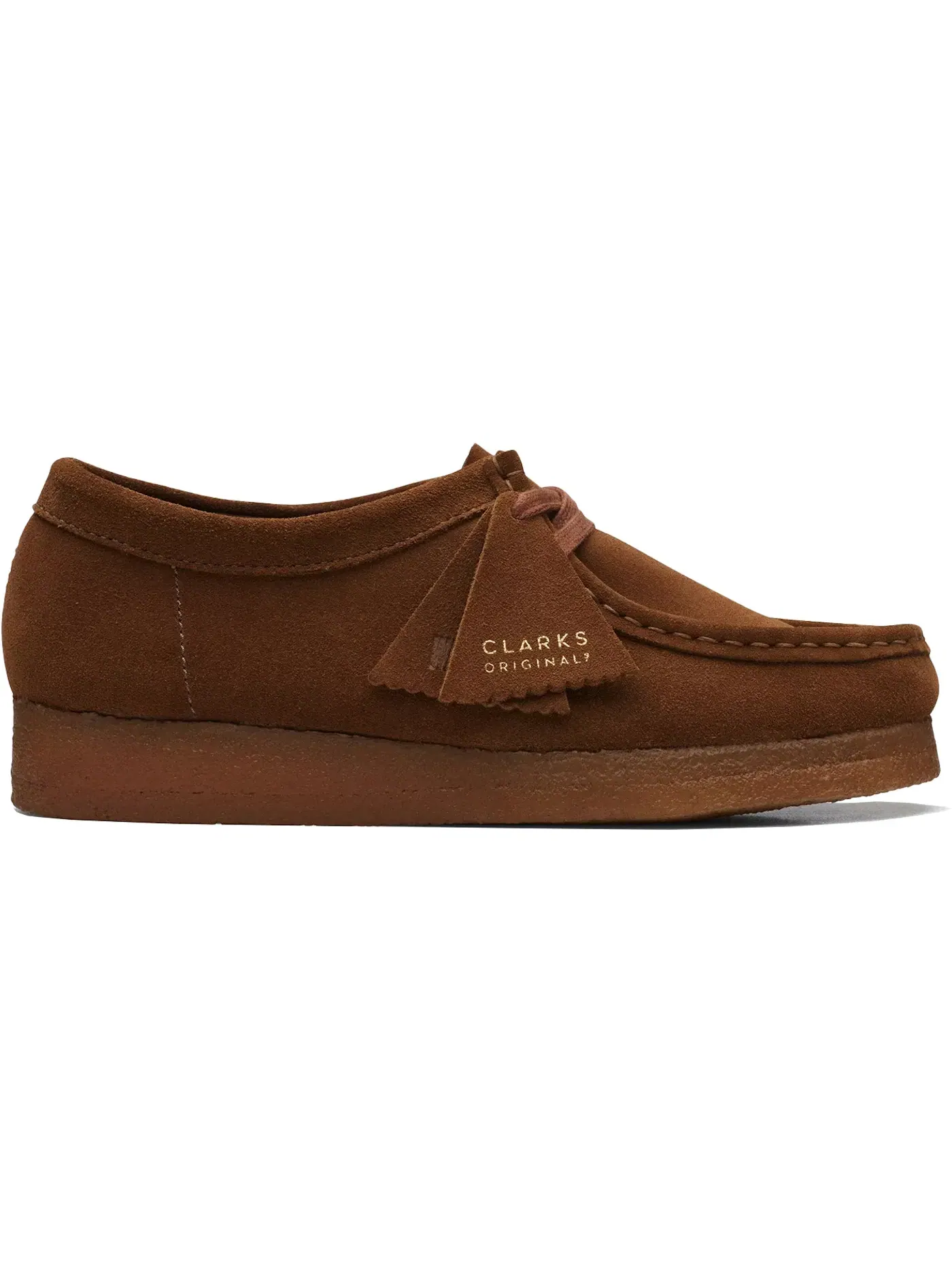 Женские ботинки замшевые Wallabee Clarks Originals — изображение 1 из 1, черный