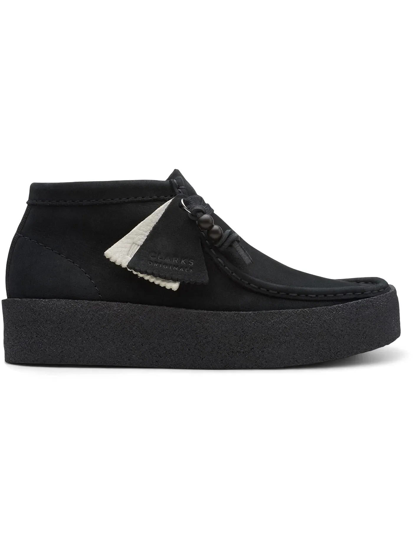 Женские ботинки Wallabee Cup Boot Clarks — изображение 1 из 1, черный