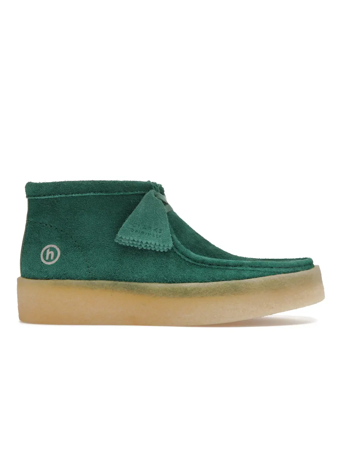 Мужские ботинки с замшевым верхом Clarks Originals Wallabee Cup — изображение 1 из 4, зеленый