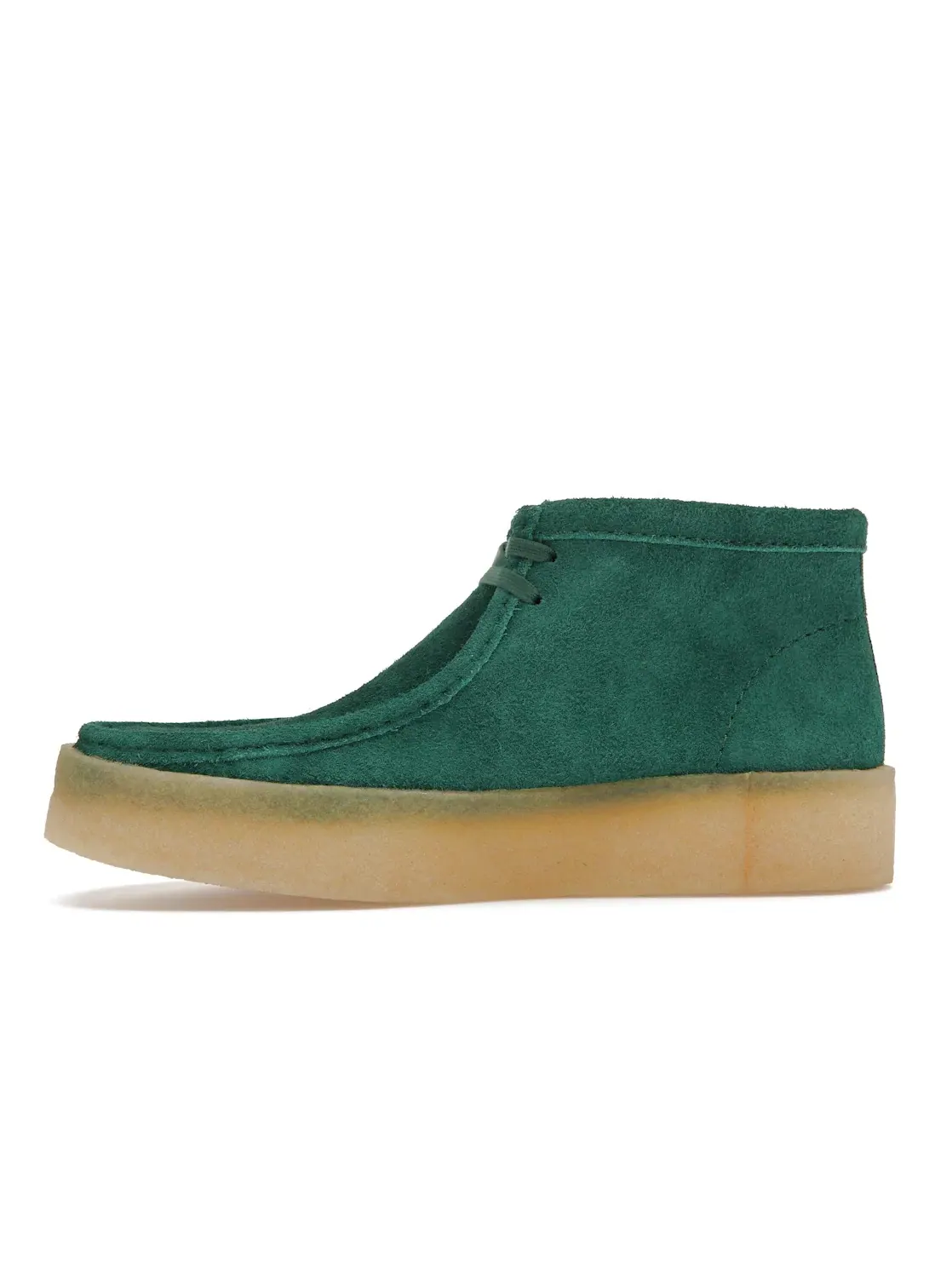 Мужские ботинки с замшевым верхом Clarks Originals Wallabee Cup — изображение 3 из 4, зеленый
