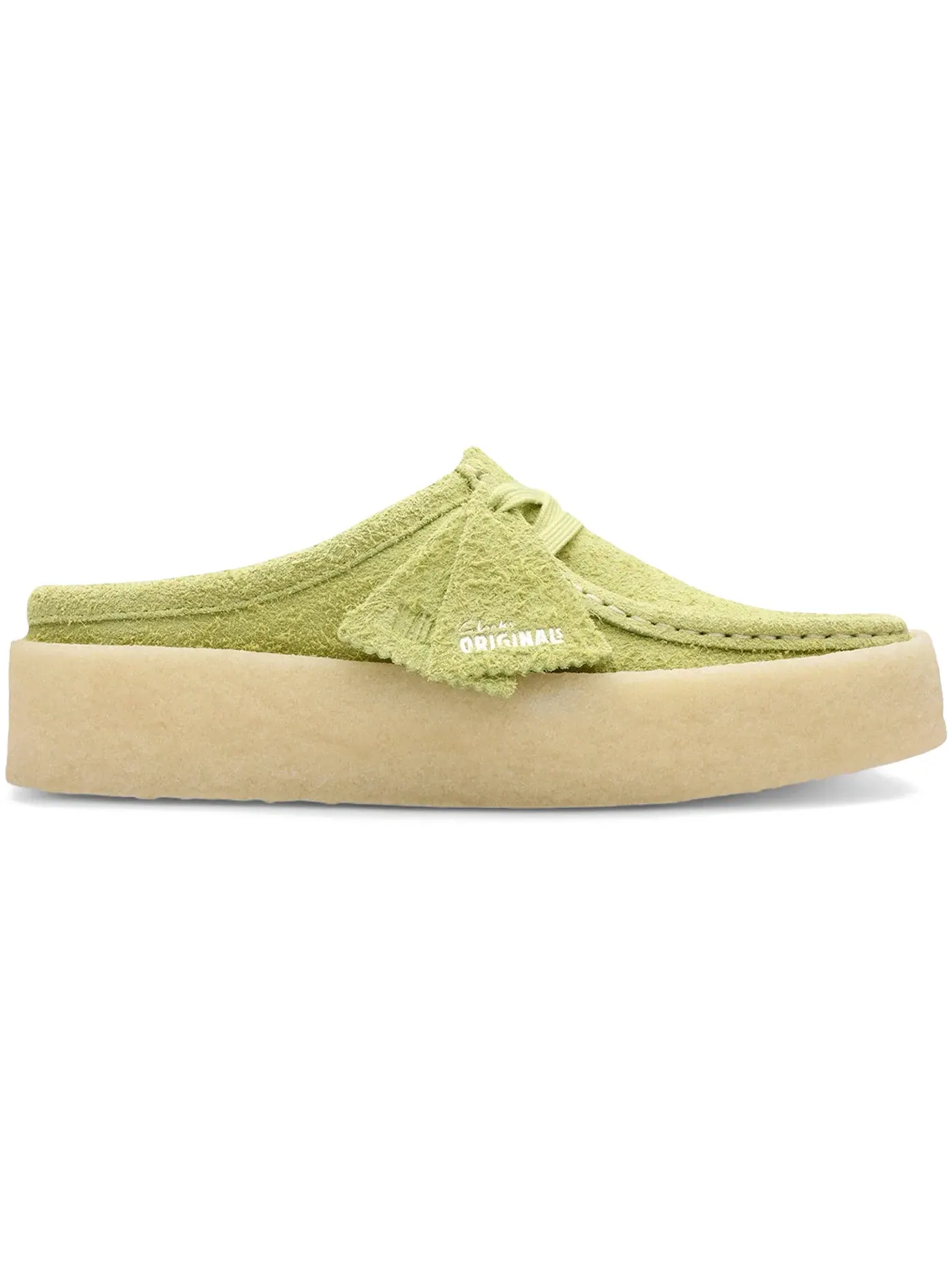 Женские оксфорды с замшевым верхом Clarks Originals Wallabee Cup Lo — изображение 1 из 1, лаймовый