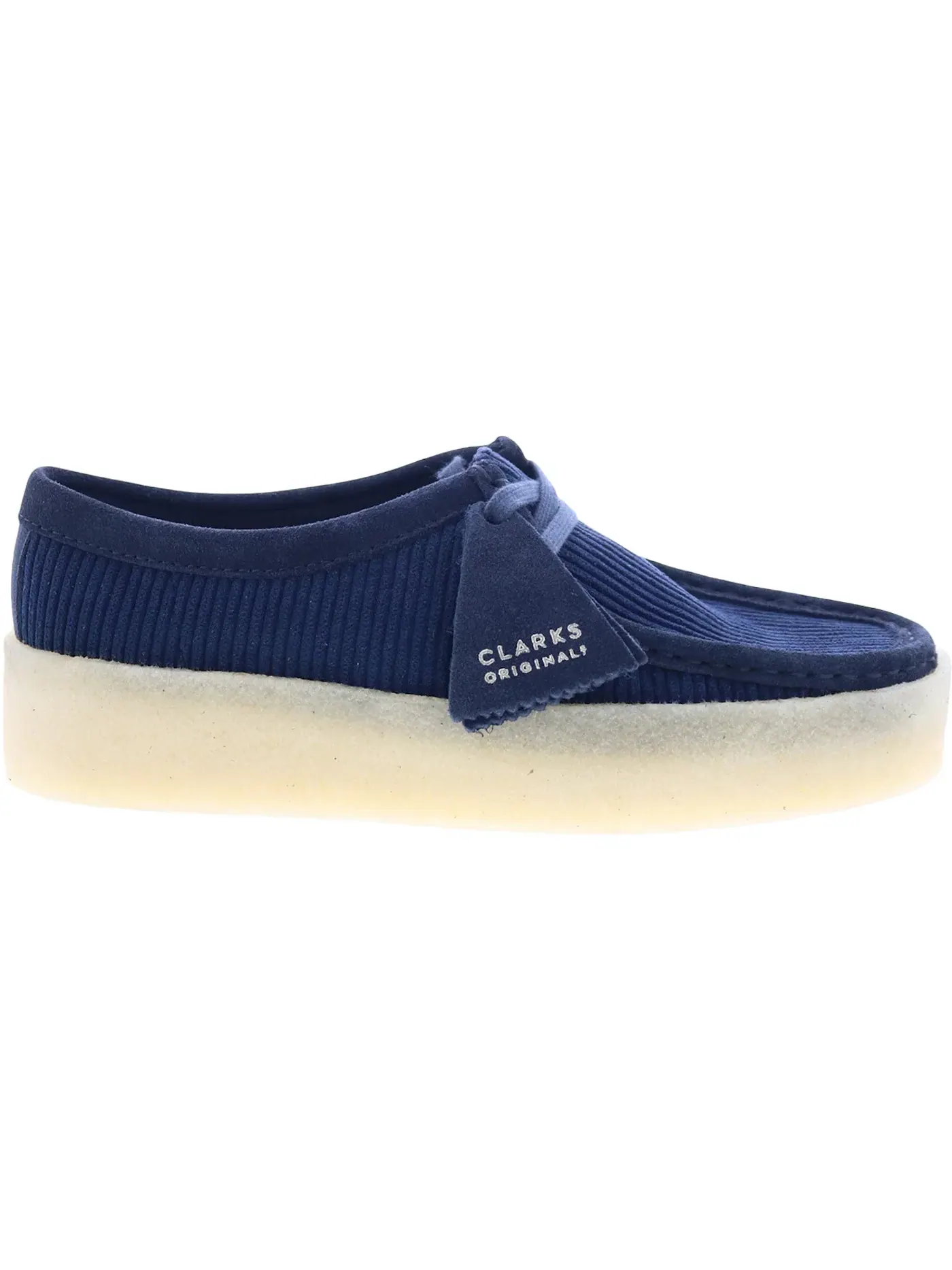 Женские ботинки с замшевым верхом Clarks Originals Wallabee Cup — изображение 1 из 1, темно-синий