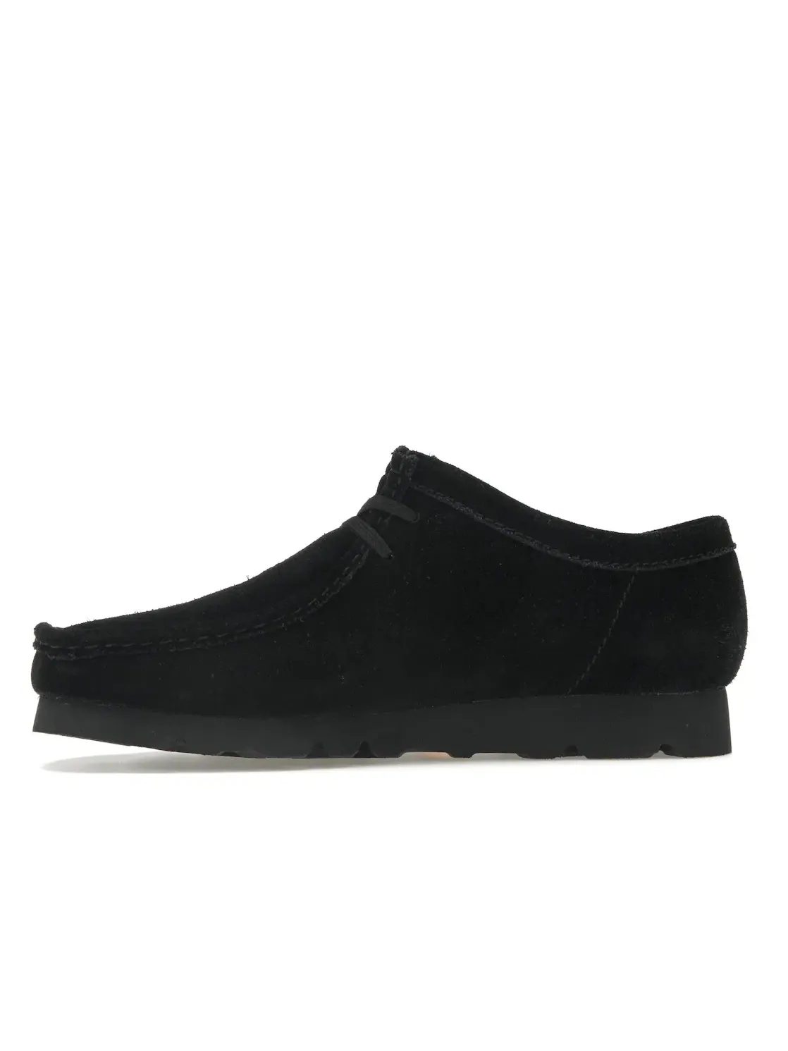 Мужские ботинки замшевые Clarks Originals Wallabee — изображение 3 из 4, черный