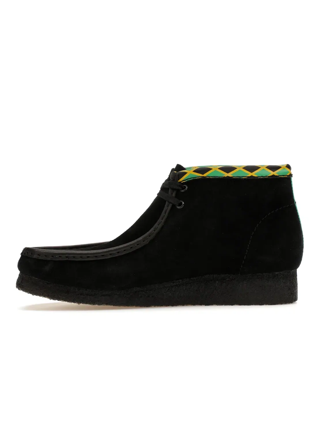 Мужские ботинки без шнурков Clarks Originals Wallabee — изображение 3 из 4, черный/мульти