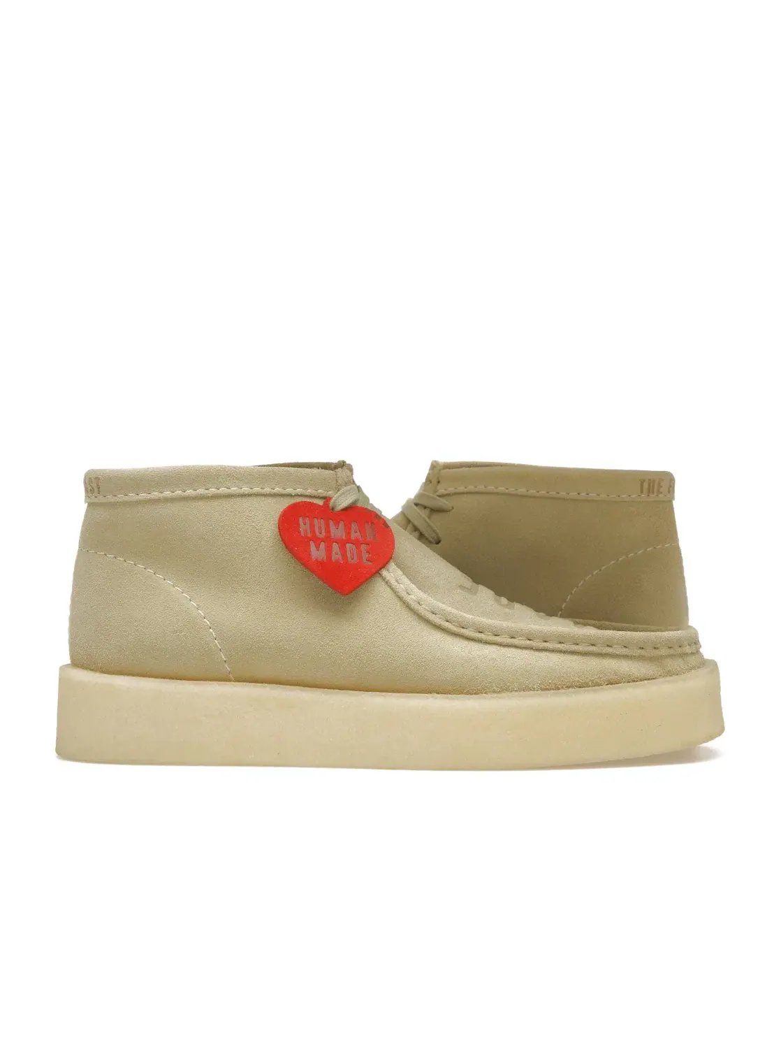 Мужские ботинки из замши Clarks Originals Wallabee Made Human Made — изображение 1 из 4, зеленый