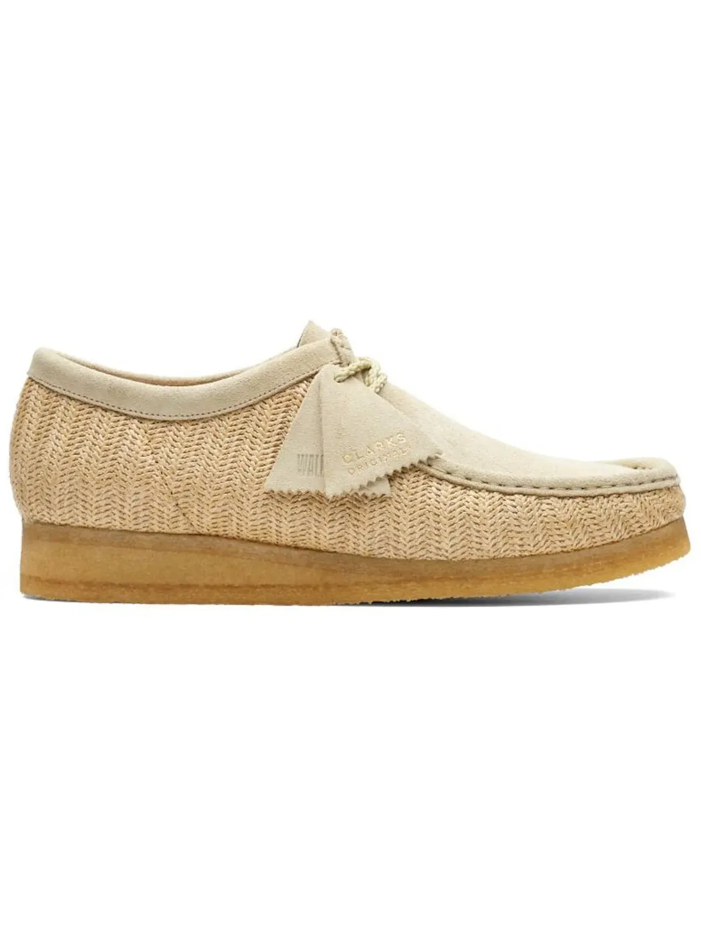 Мужские ботинки замшевые Clarks Originals Wallabee — изображение 1 из 1, бежевый/натуральный