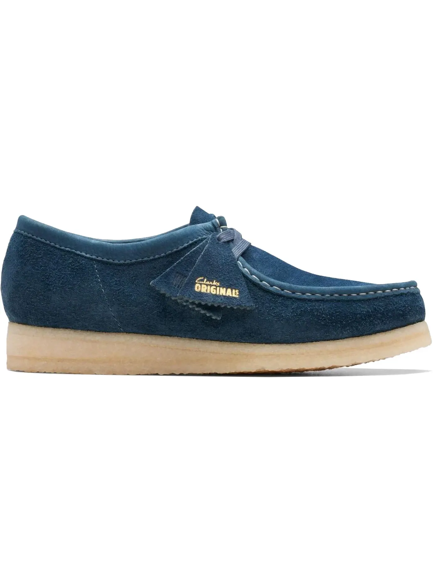 Мужские ботинки с замшевым верхом Clarks Originals Wallabee — изображение 1 из 1, темно-синий
