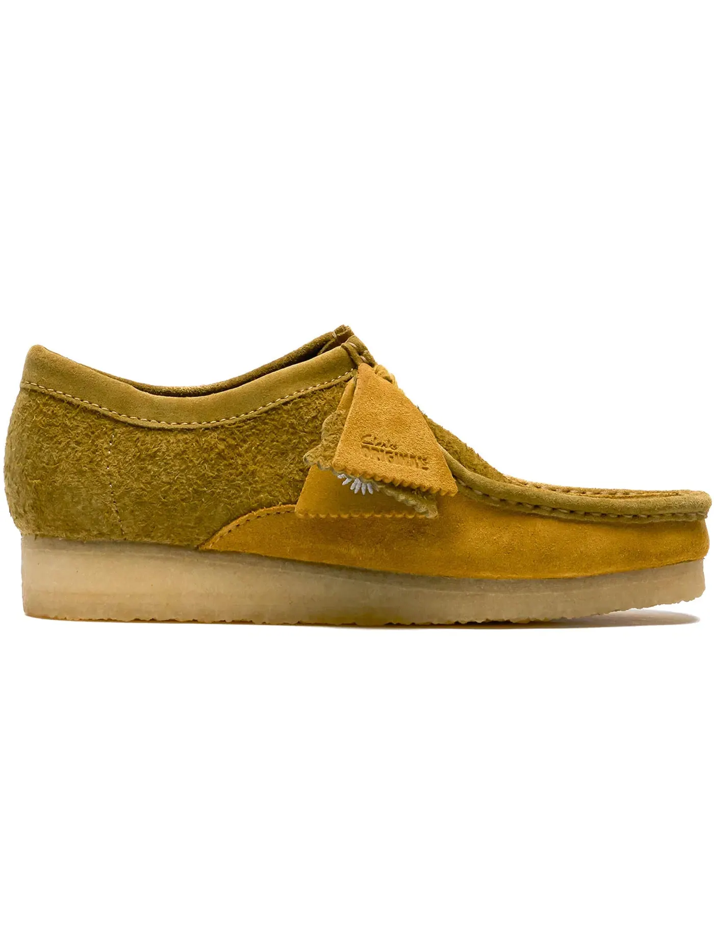 Мужские ботинки с замши Wallabee Clarks Originals — изображение 1 из 1, оливковый