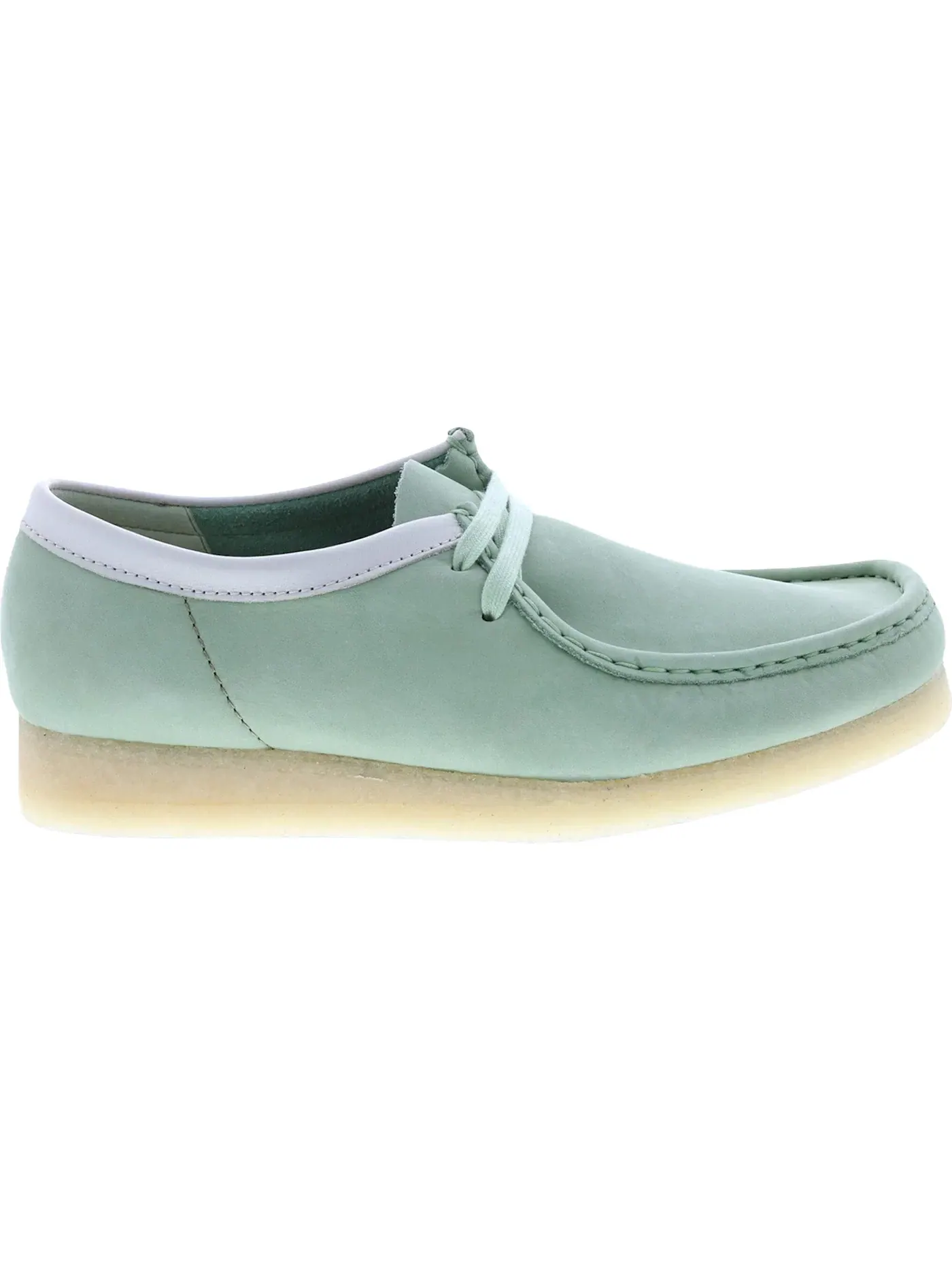 Мужские ботинки замшевые Clarks Originals Wallabee — изображение 1 из 1, бледный зеленый