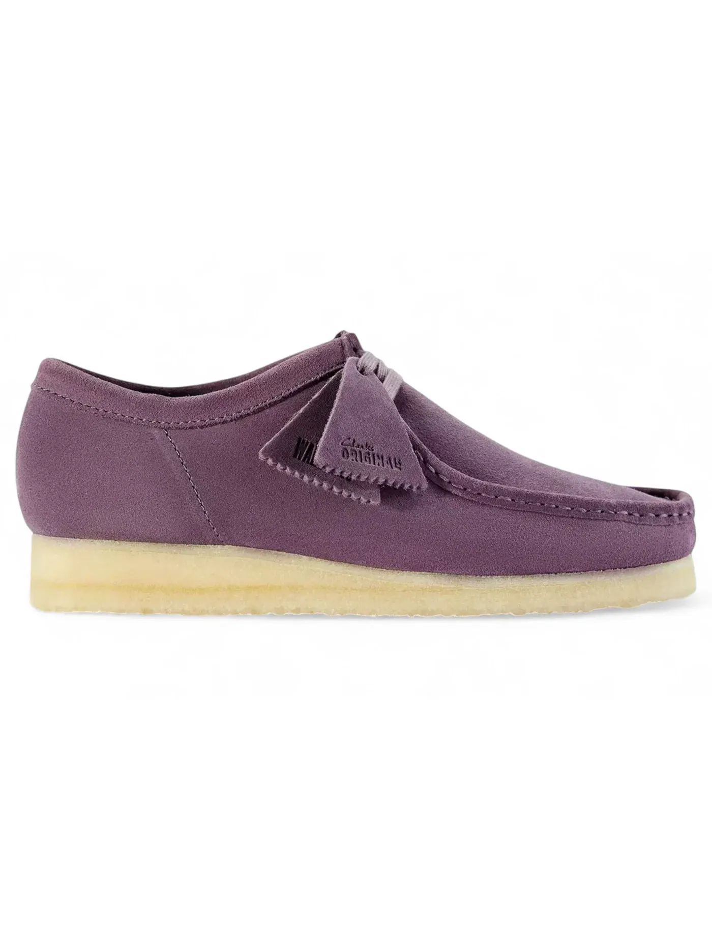 Мужские ботинки замшевые Clarks Originals Wallabee — изображение 1 из 1, фиолетовый