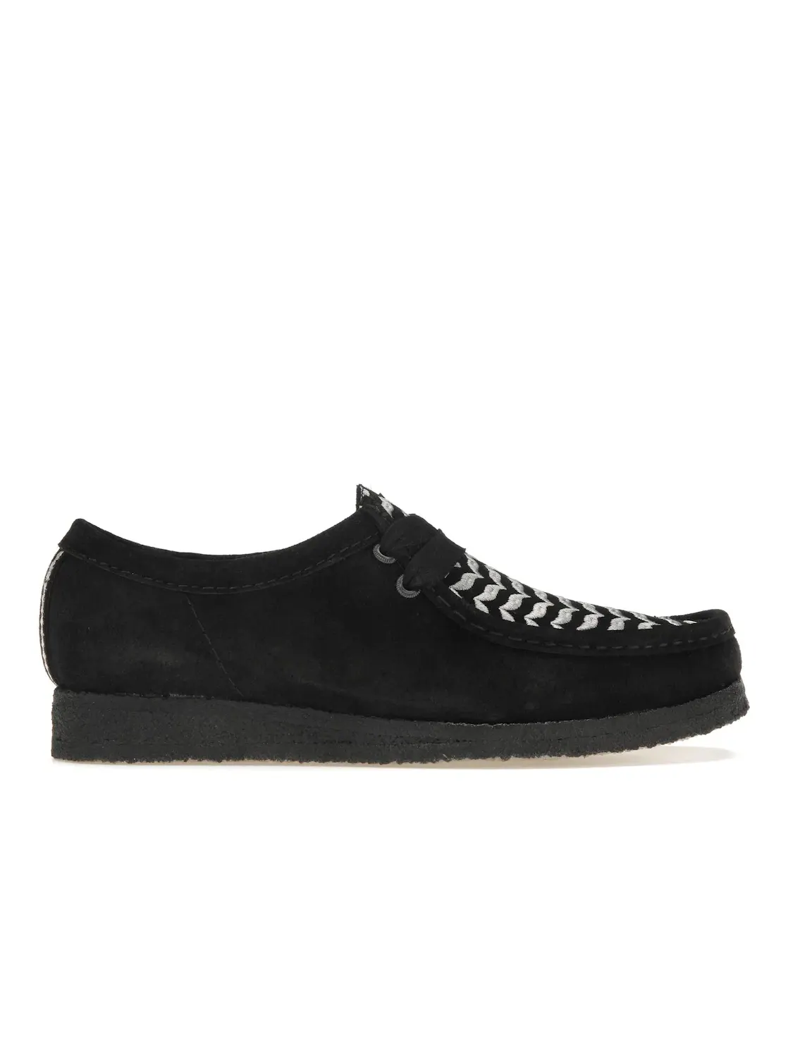 Мужские ботинки без каблука Clarks Originals Wallabee Slam Jam Black — изображение 1 из 4, черный