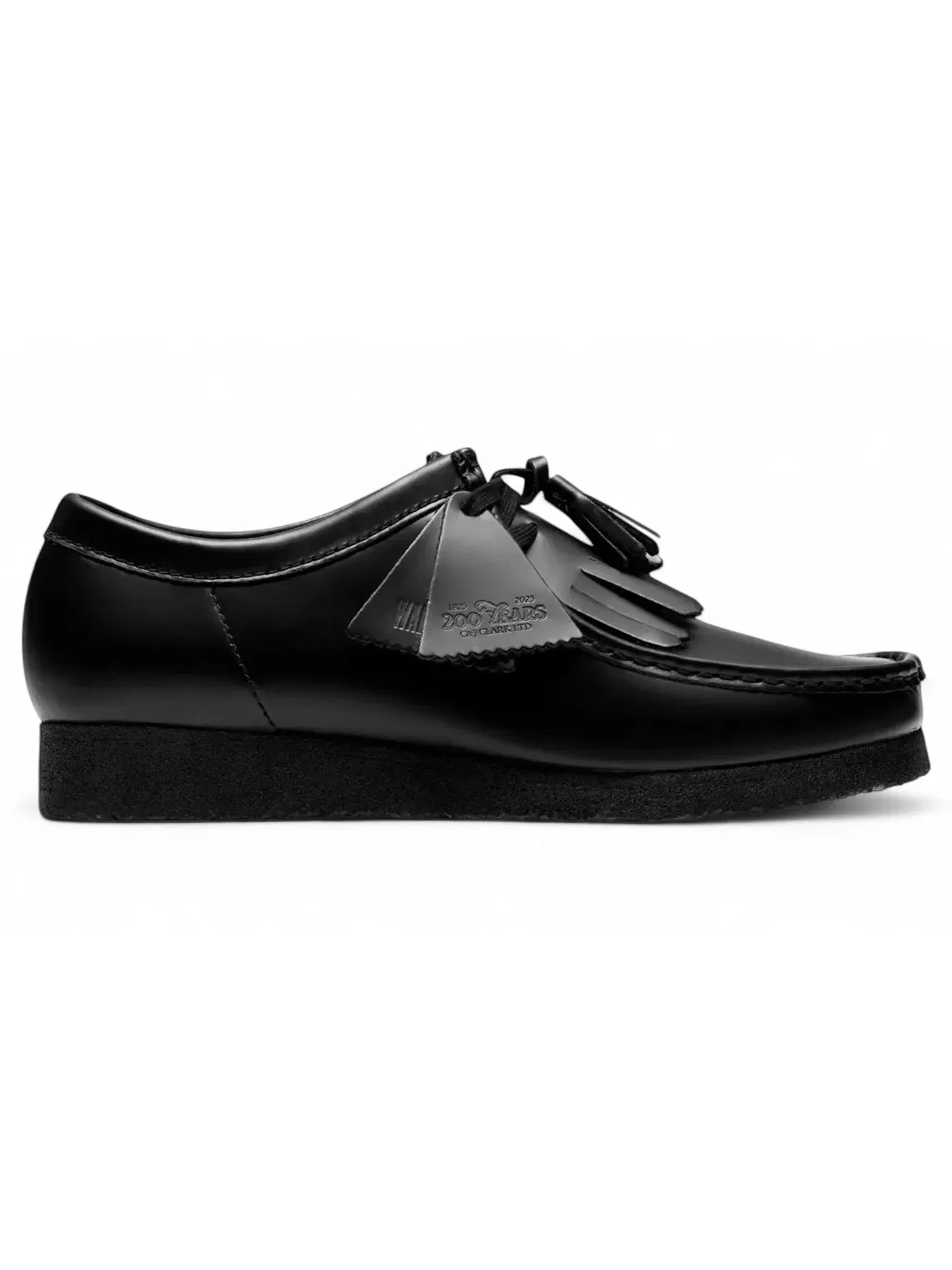 Мужские ботинки из кожи с моделями Clarks Originals Wallabee — изображение 1 из 1, черный
