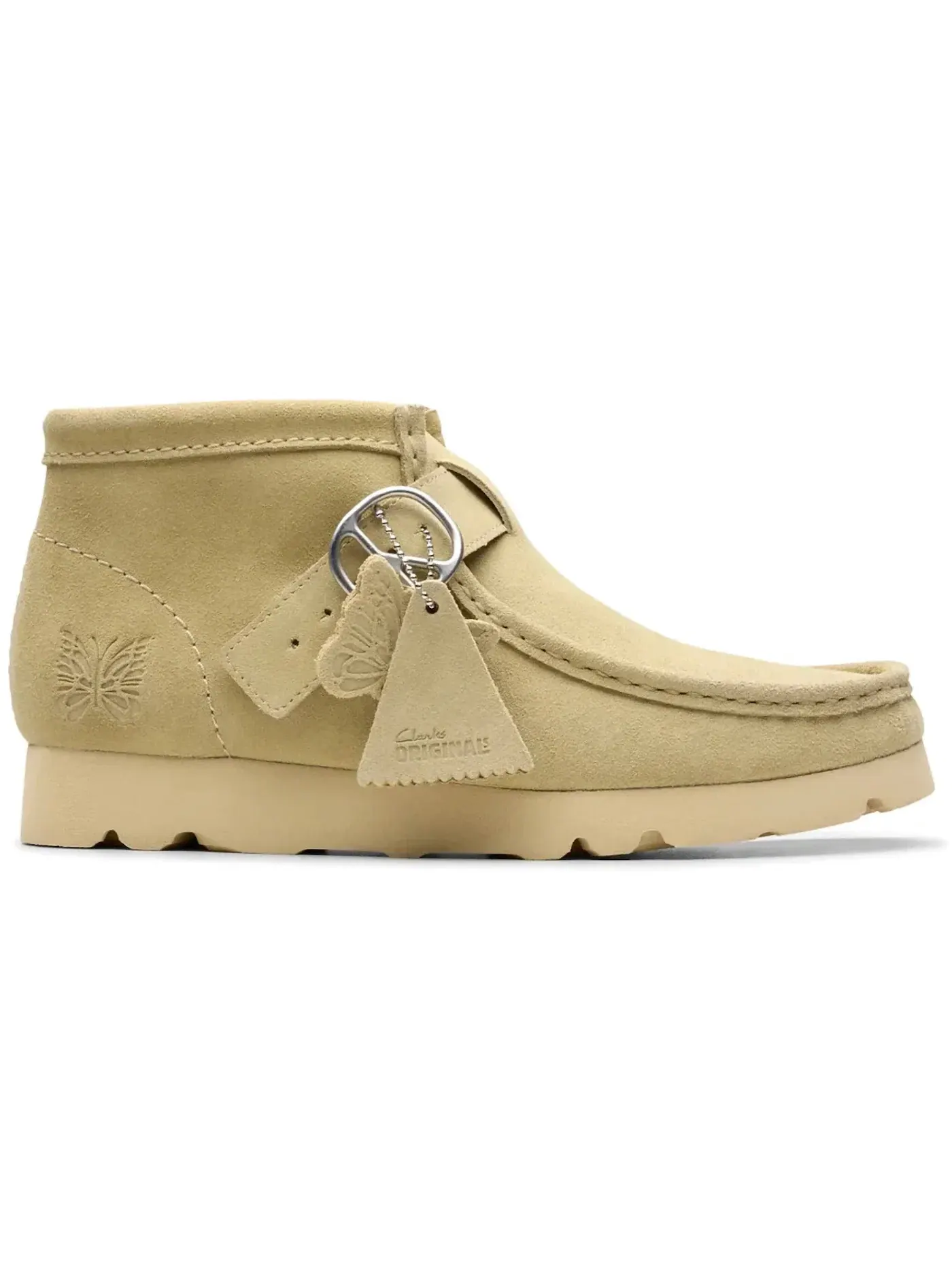 Мужские ботинки Wallabee Strap Boot Clarks Originals — изображение 1 из 1, зеленый
