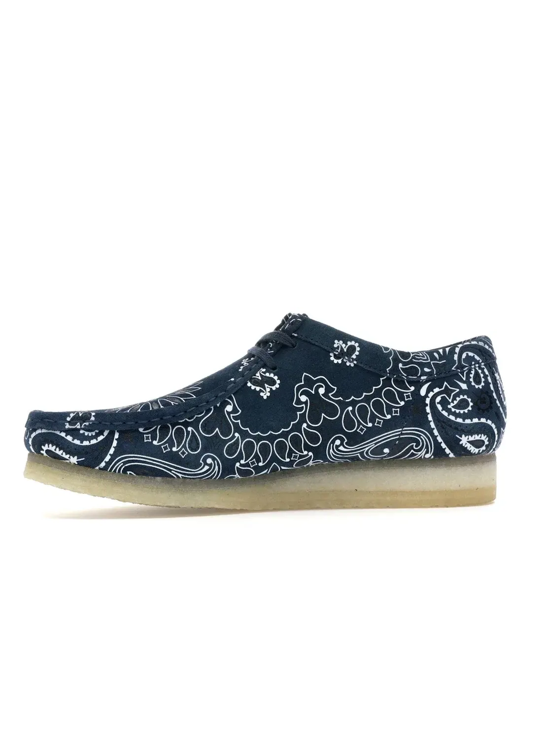 Мужские ботинки с принтом Clarks Originals Wallabee — изображение 3 из 4, темно-синий