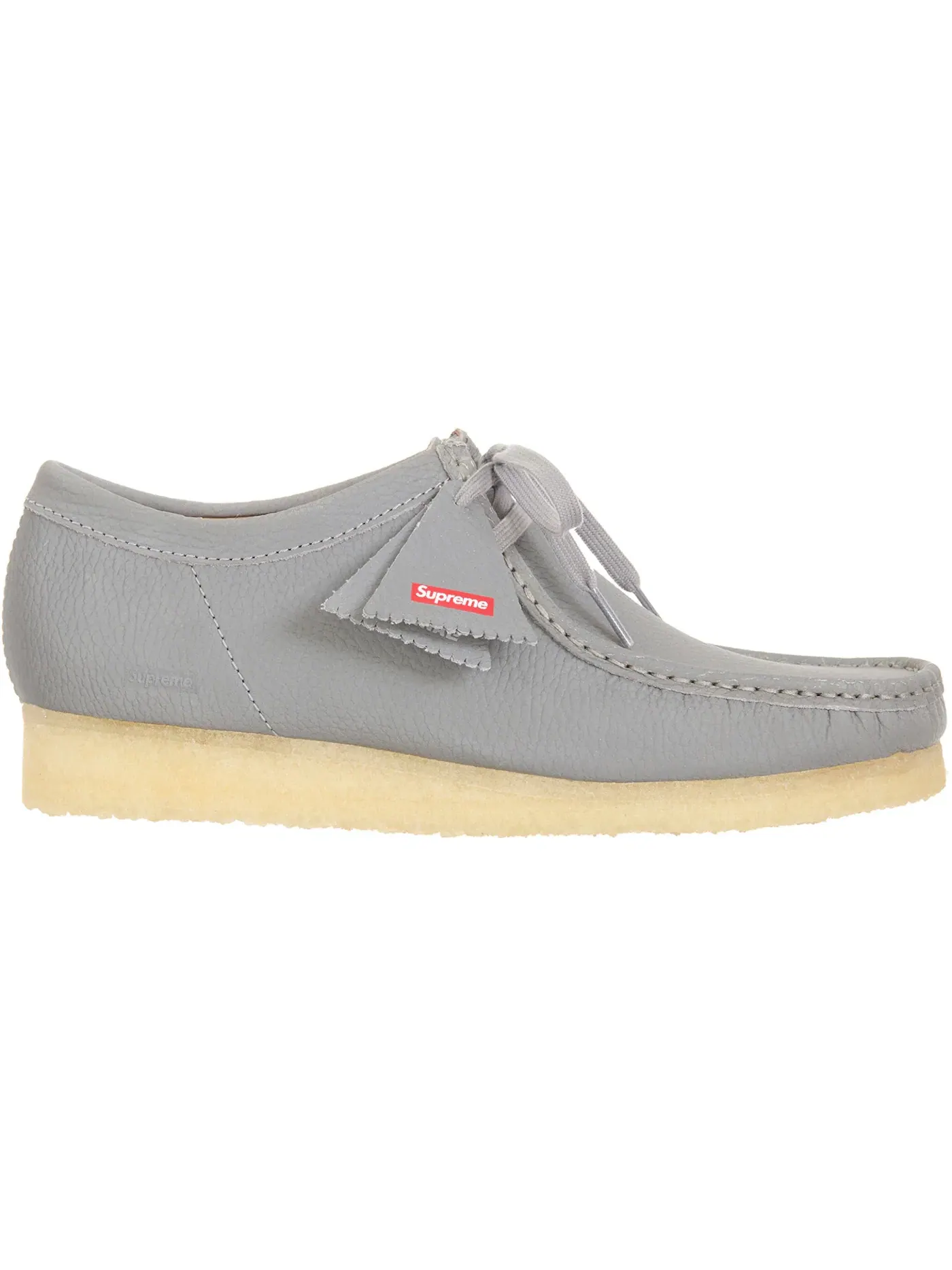 Мужские ботинки с длинным шнурованием Clarks Originals Wallabee — изображение 1 из 5, серый