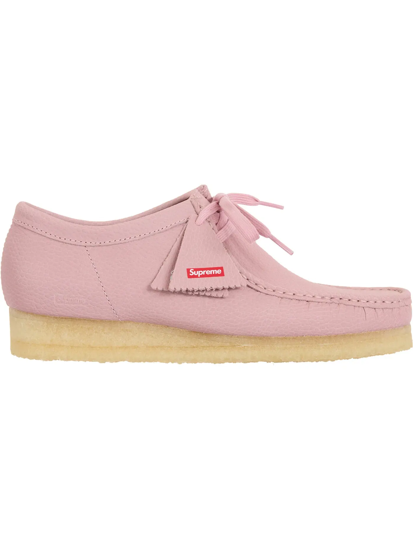Мужские ботинки с принтом Clarks Originals Wallabee — изображение 1 из 5, розовый