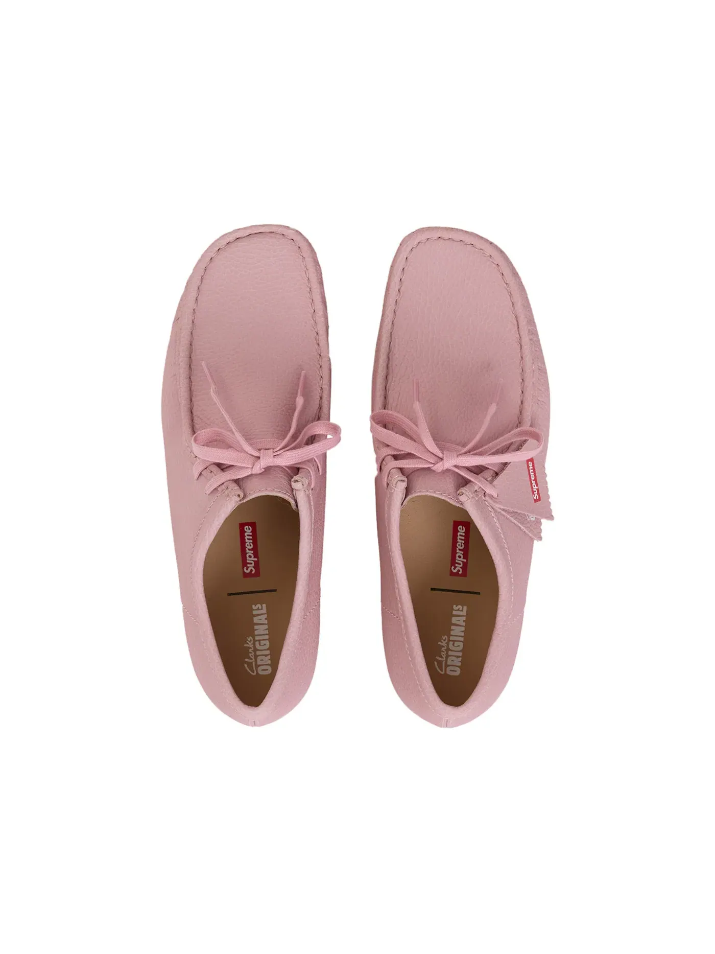 Мужские ботинки с принтом Clarks Originals Wallabee — изображение 3 из 5, розовый