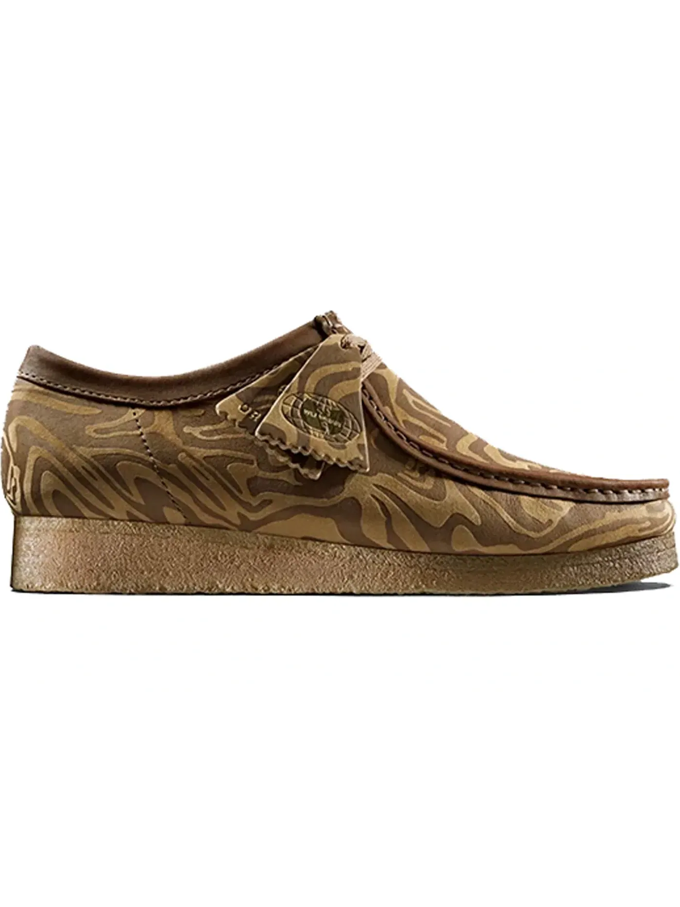 Мужские ботинки замшевые Clarks Originals Wallabee — изображение 1 из 1, коричневый/мульти