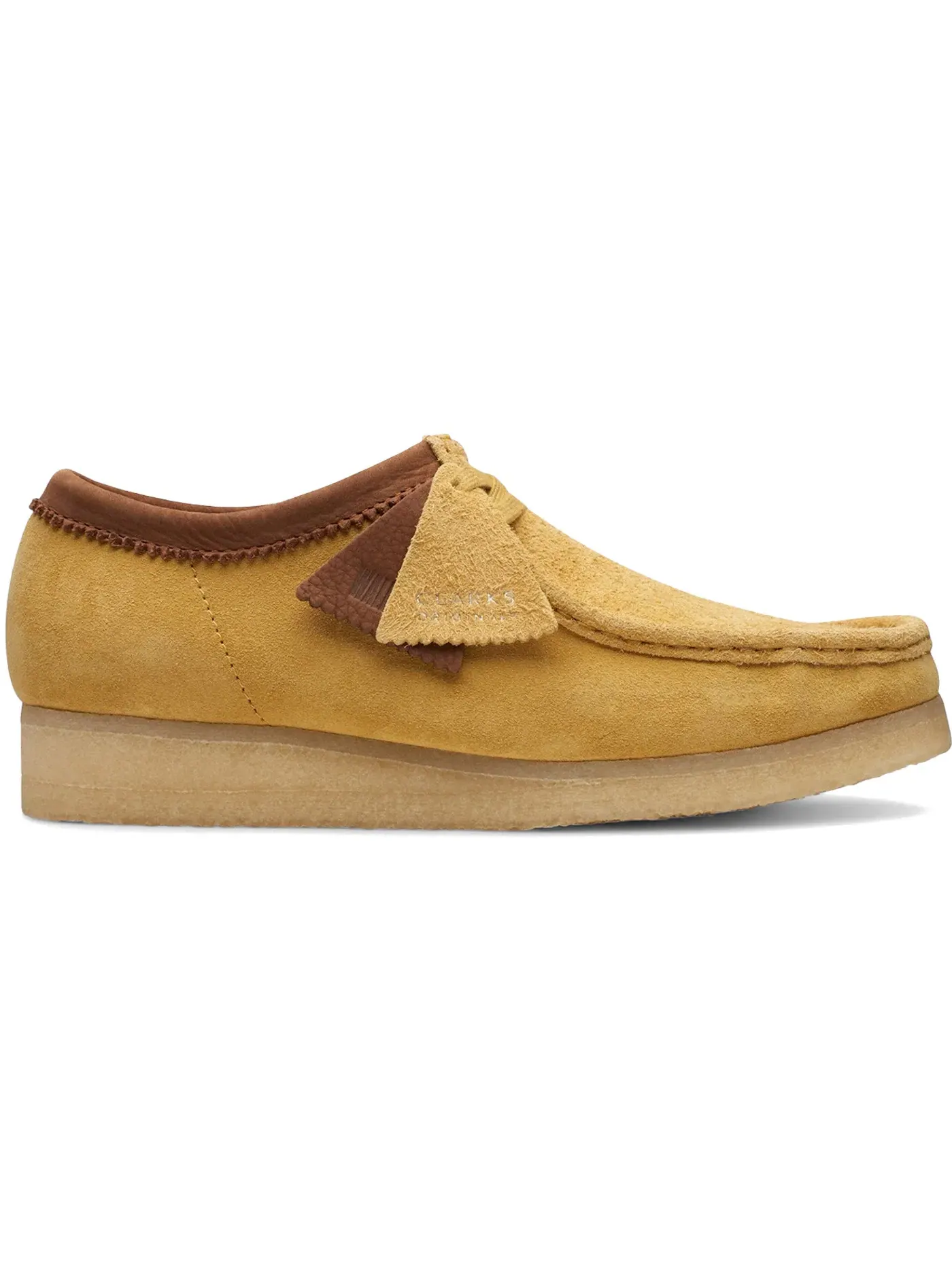Мужские ботинки из замши Wallabee Clarks Originals — изображение 1 из 1, желтый