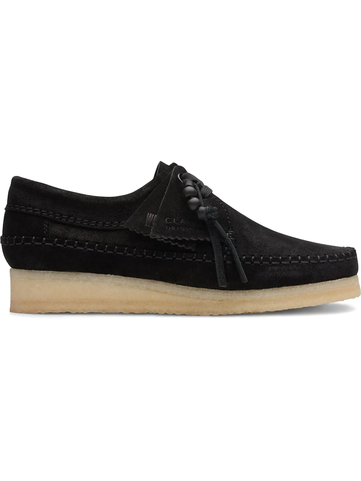 Женские оксфорды без каблука Clarks Originals Weaver — изображение 1 из 1, черный