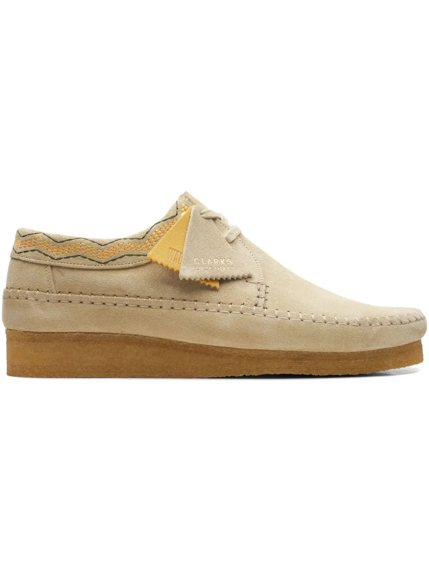 Мужские оксфорды с замшей Clarks Originals Weaver — изображение 1 из 1, бежевый
