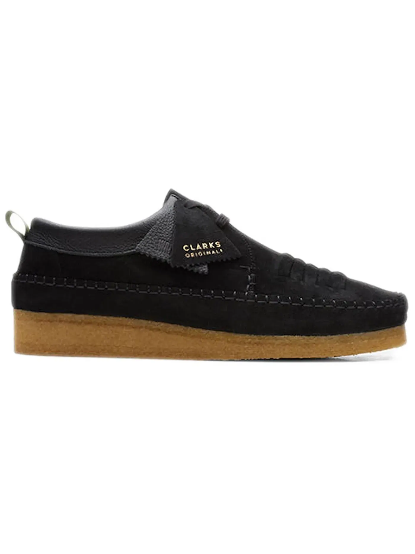 Мужские оксфорды с плетеным верхом Clarks Originals Weaver Weft — изображение 1 из 1, черный/черный