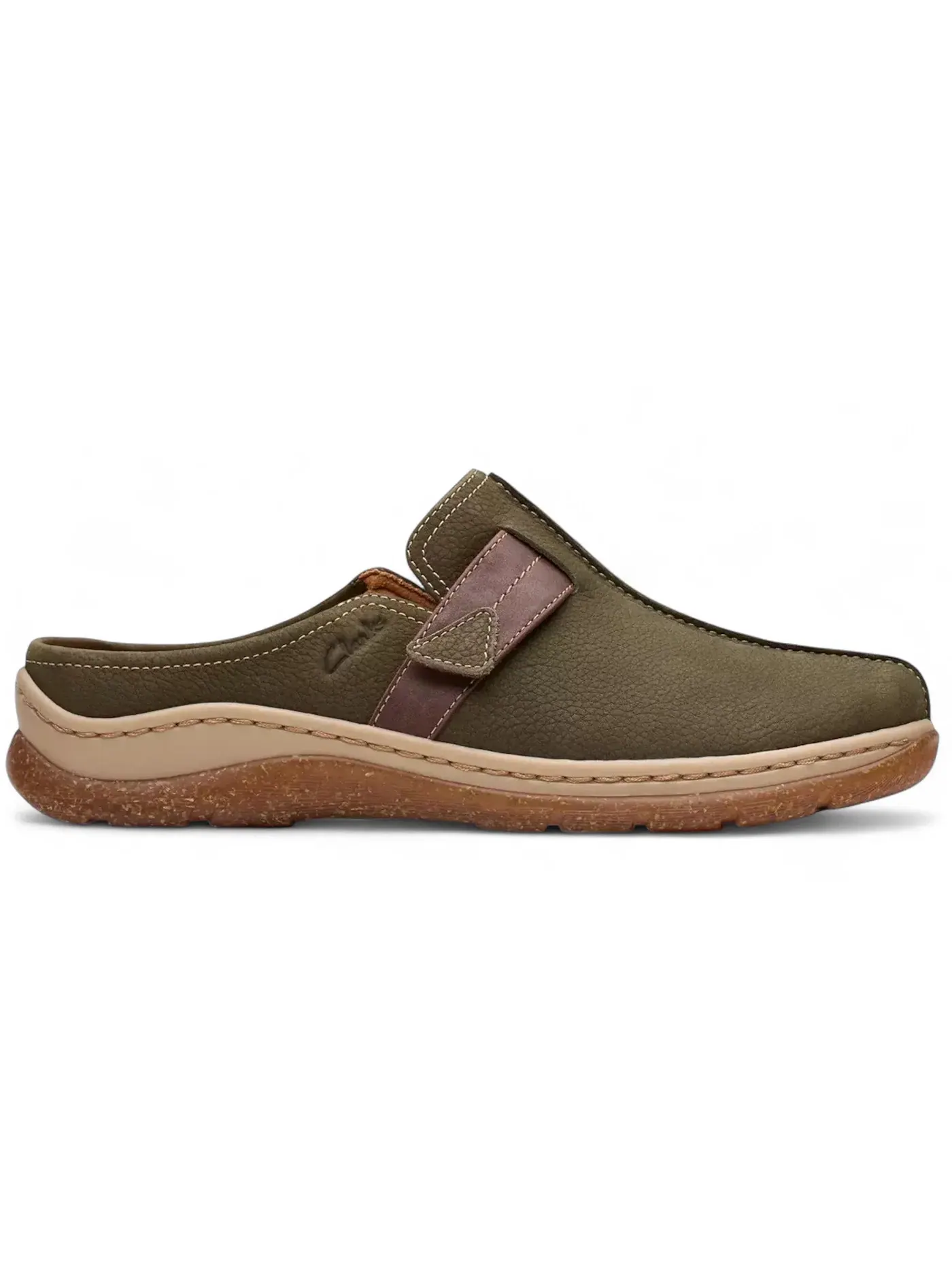 Женские сабо Clarks Orlene Clog — изображение 1 из 1, оливковый