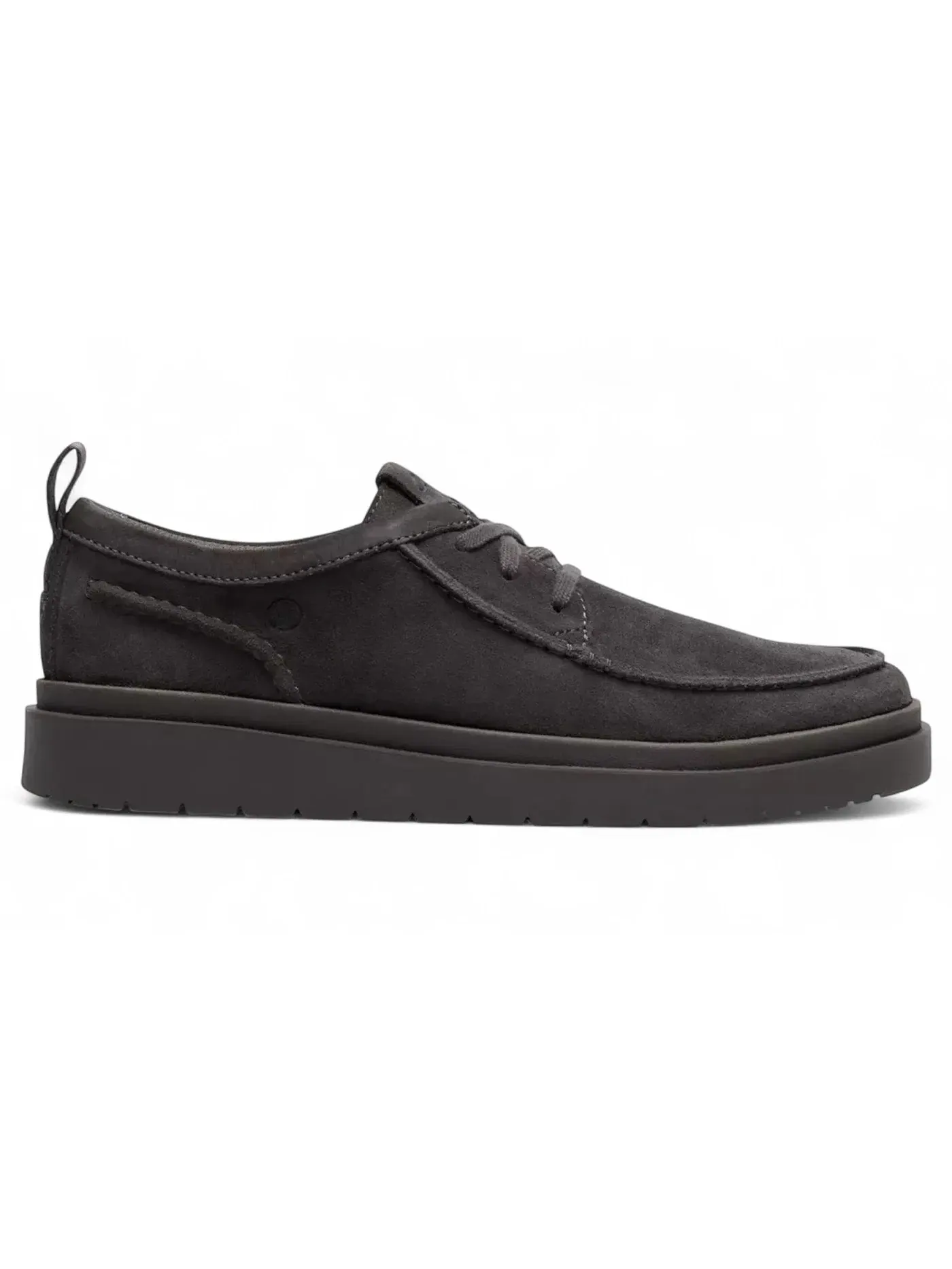Мужские оксфорды из замши Clarks Polden Moc — изображение 1 из 1, темный серый