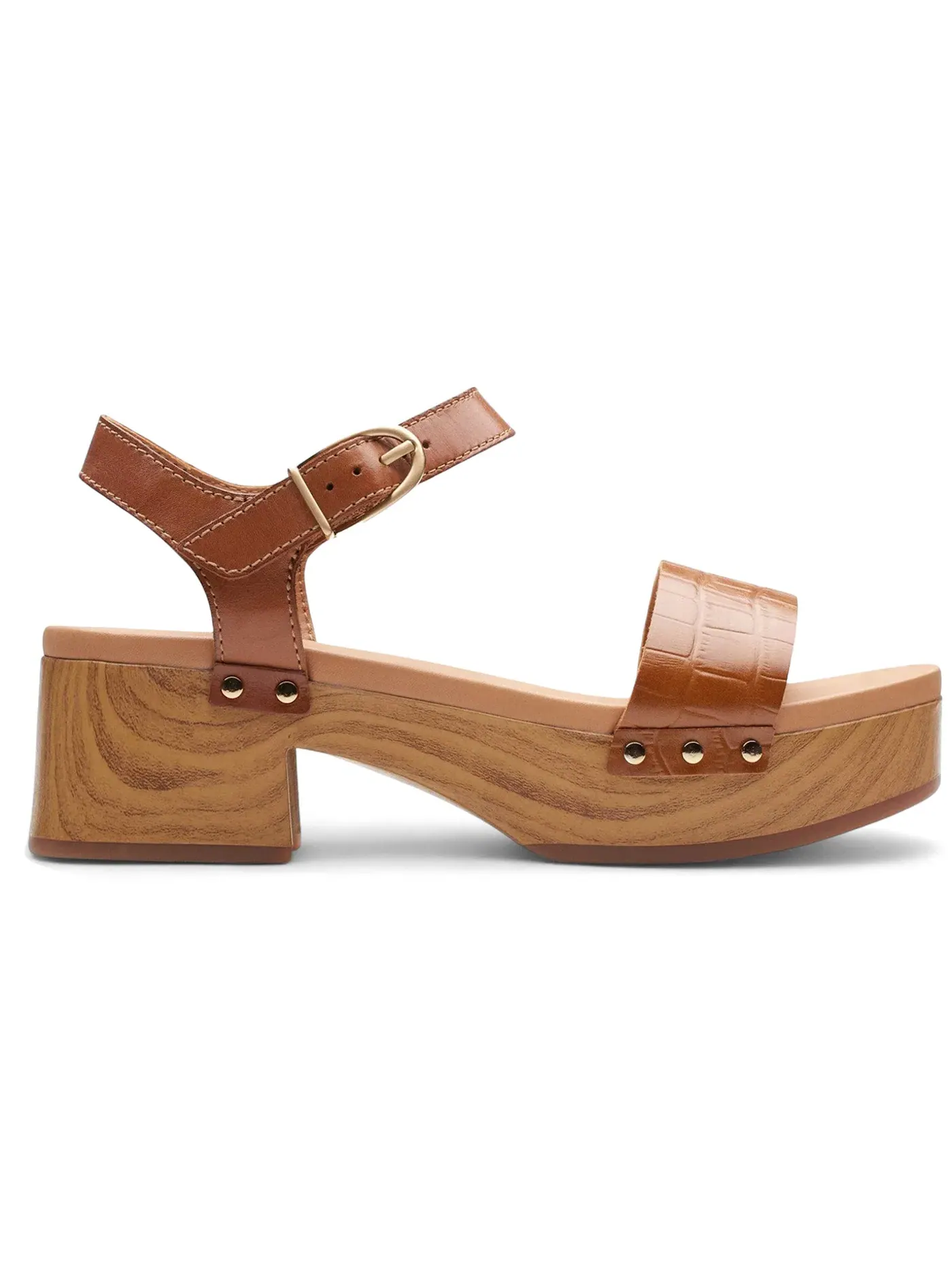Женские сандалии с кожаным верхом Clarks Sivanne Bay — изображение 1 из 1, бежевый
