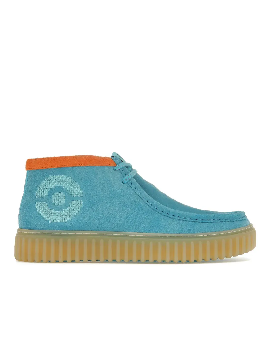 Мужские ботинки с принтом Pokémon Clarks Torhill Explore — изображение 1 из 4, синий