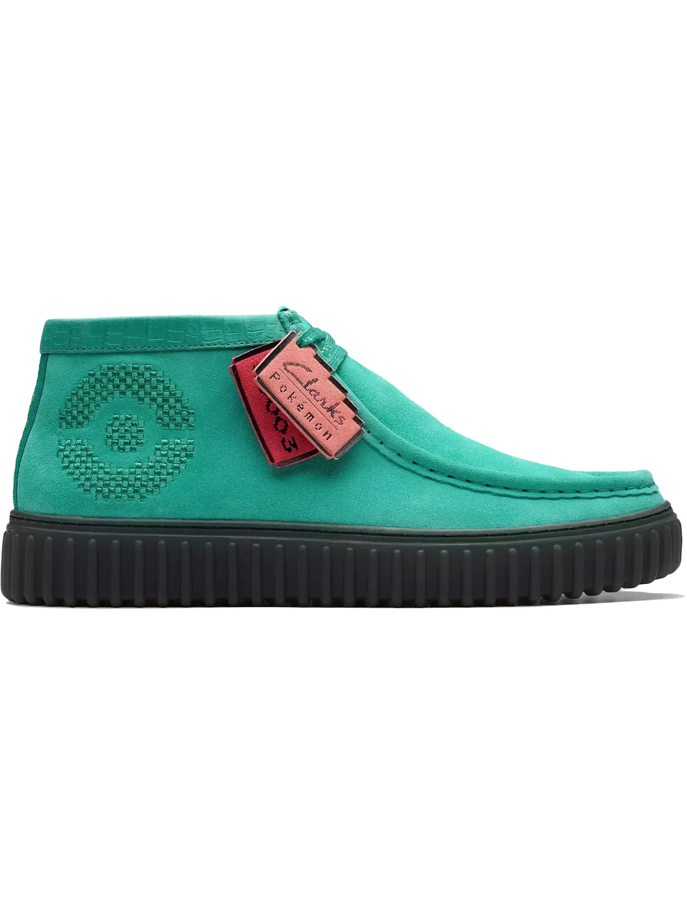 Мужские ботинки с принтом Clarks Torhill Explore — изображение 1 из 1, бирюзовый