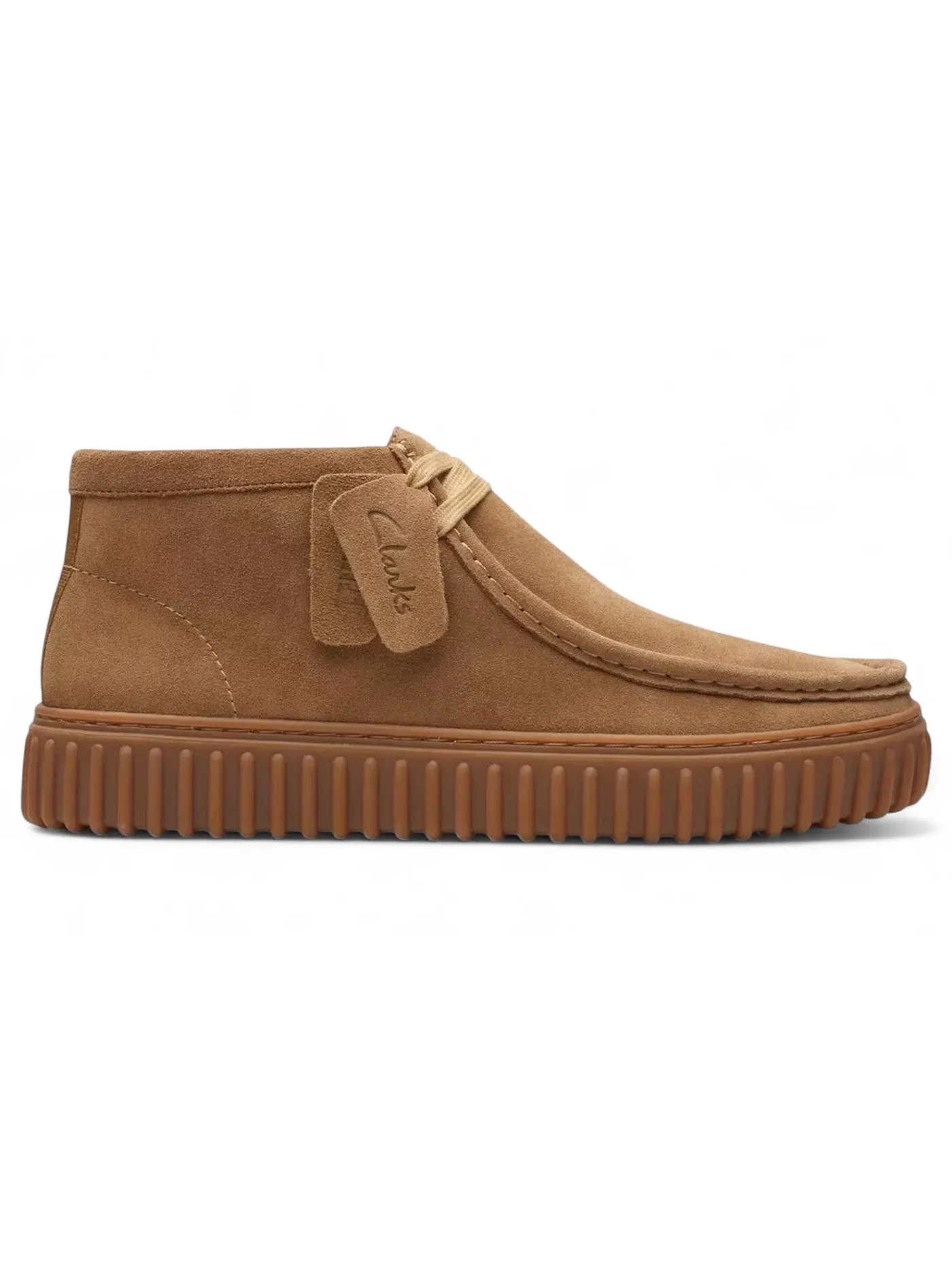 Мужские ботинки из замши Clarks Torhill Hi — изображение 1 из 1, темный песочный