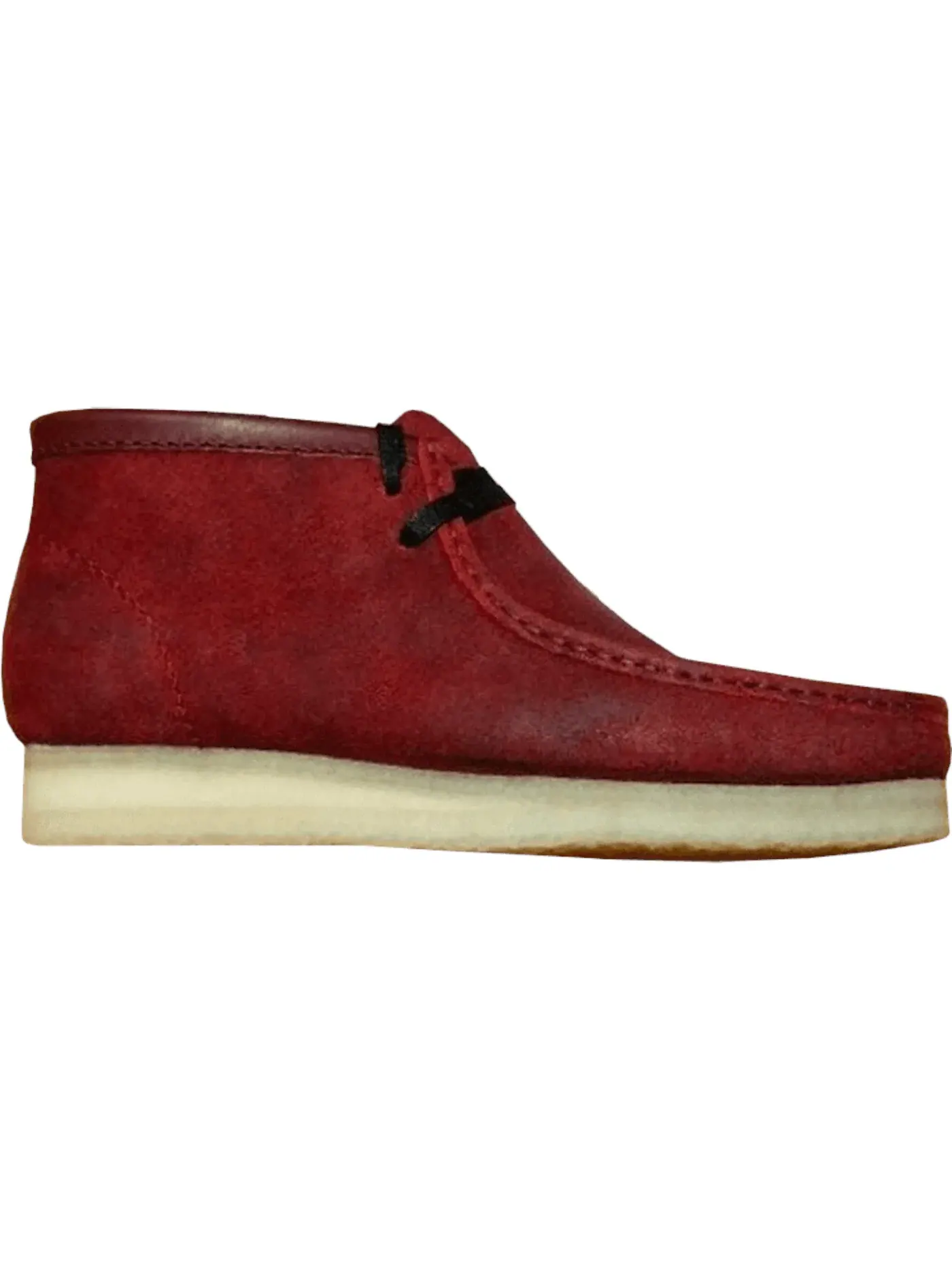 Мужские ботинки с принтом Clarks Wallabee — изображение 1 из 1, красный