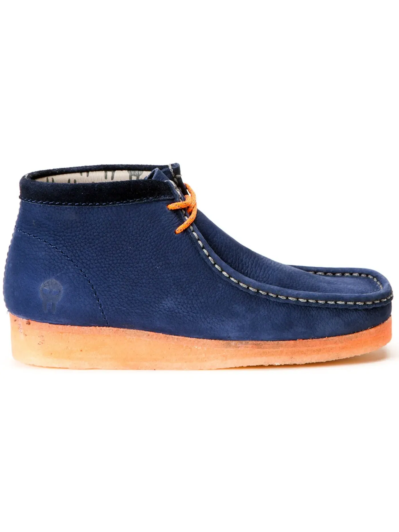 Мужские ботинки с принтом Clarks Wallabee Boot MF DOOM — изображение 1 из 1, темно-синий мульти