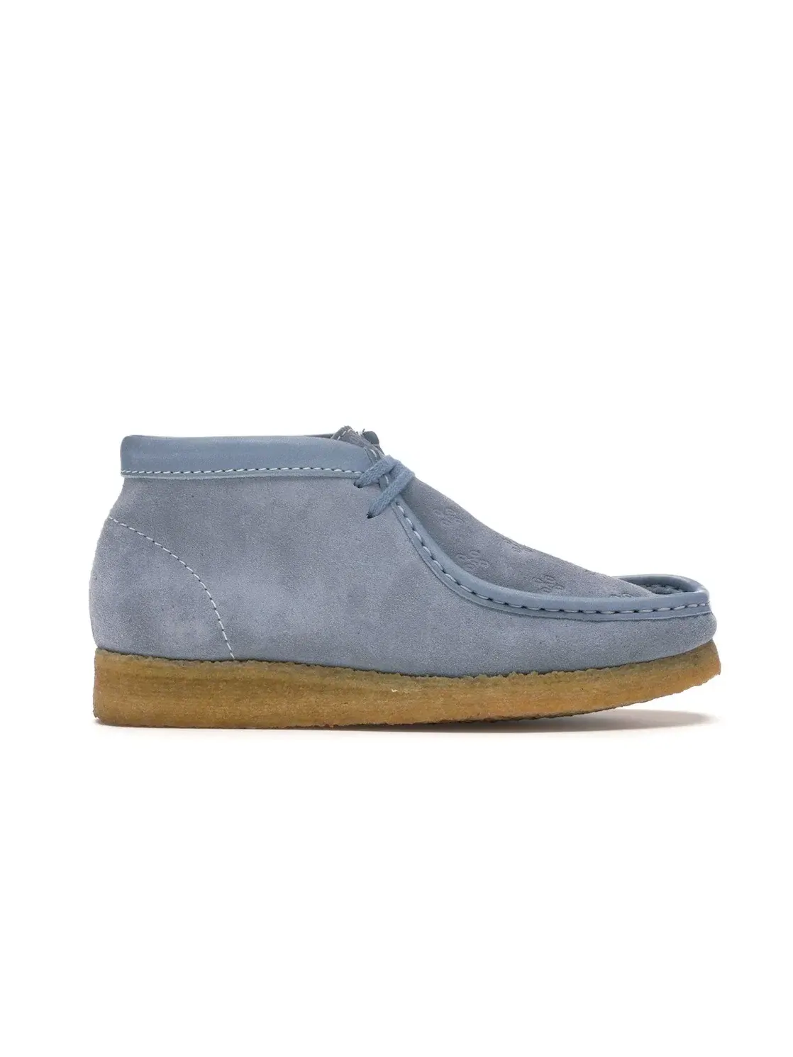 Мужские ботинки замшевые Clarks Wallabee — изображение 1 из 4, синий