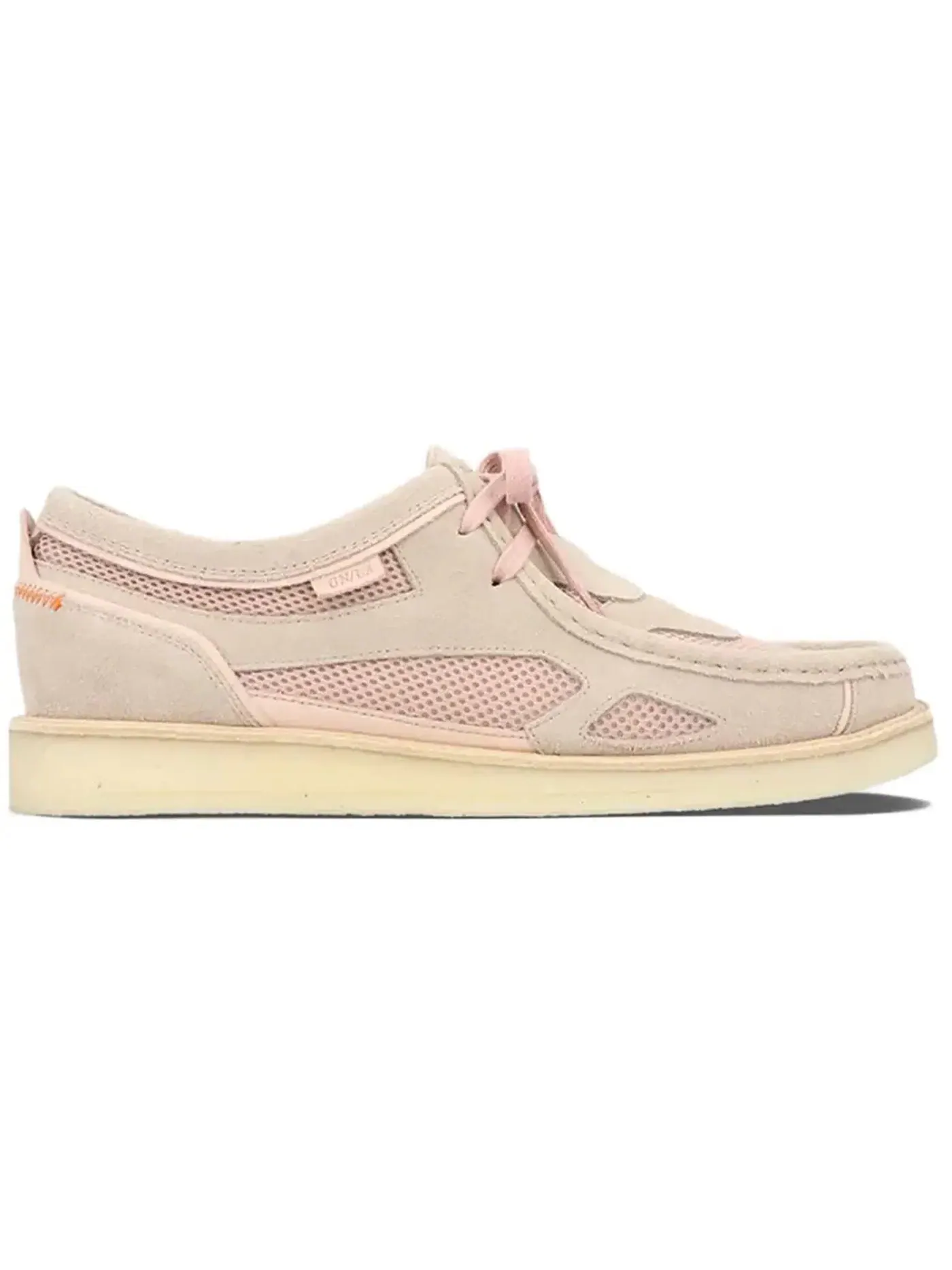 Мужские ботинки замшевые Clarks Wallabee Union LA — изображение 1 из 1, розовый