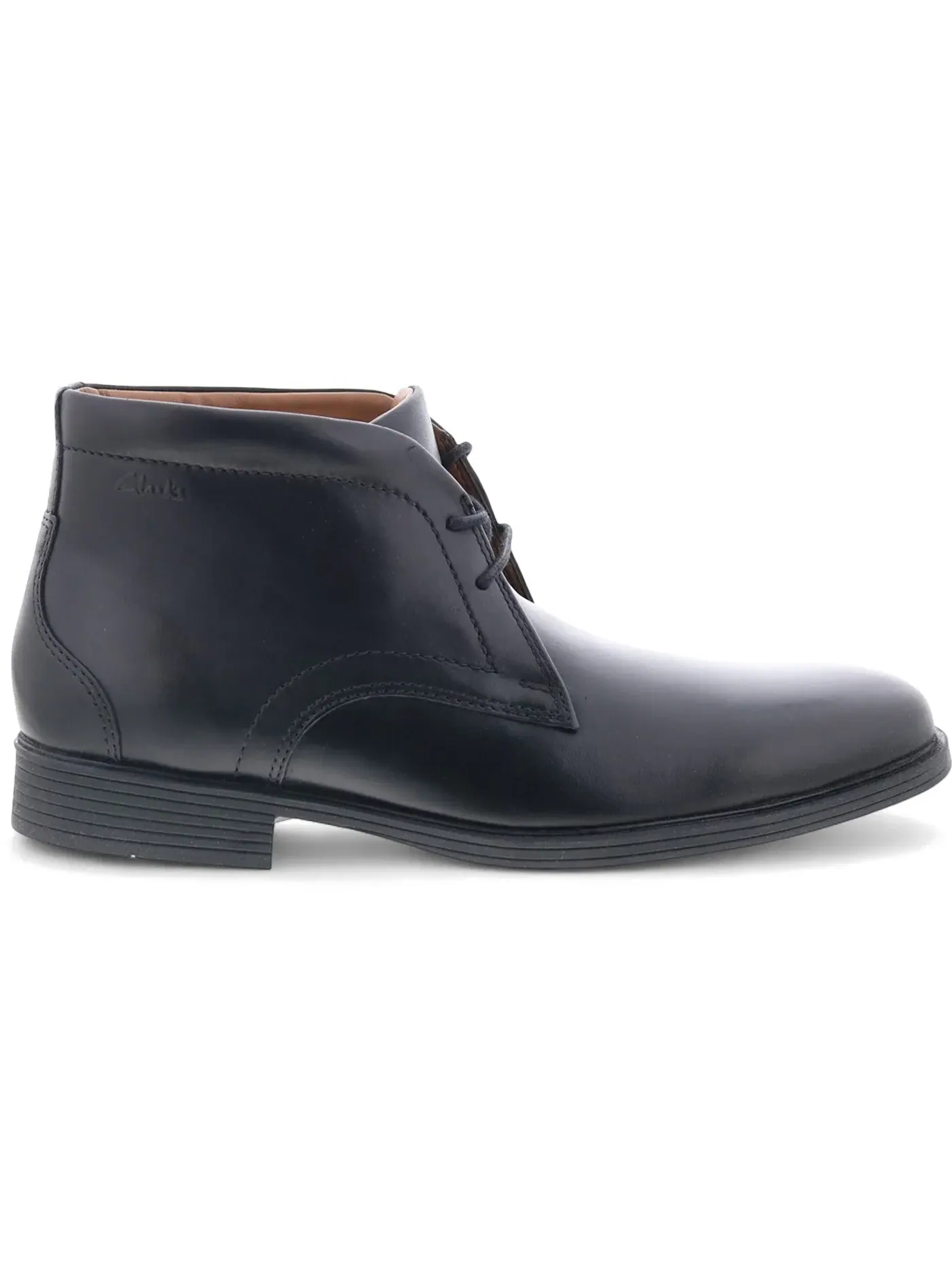 Мужские ботинки кожаные Clarks Whiddon Mid — изображение 1 из 1, черный