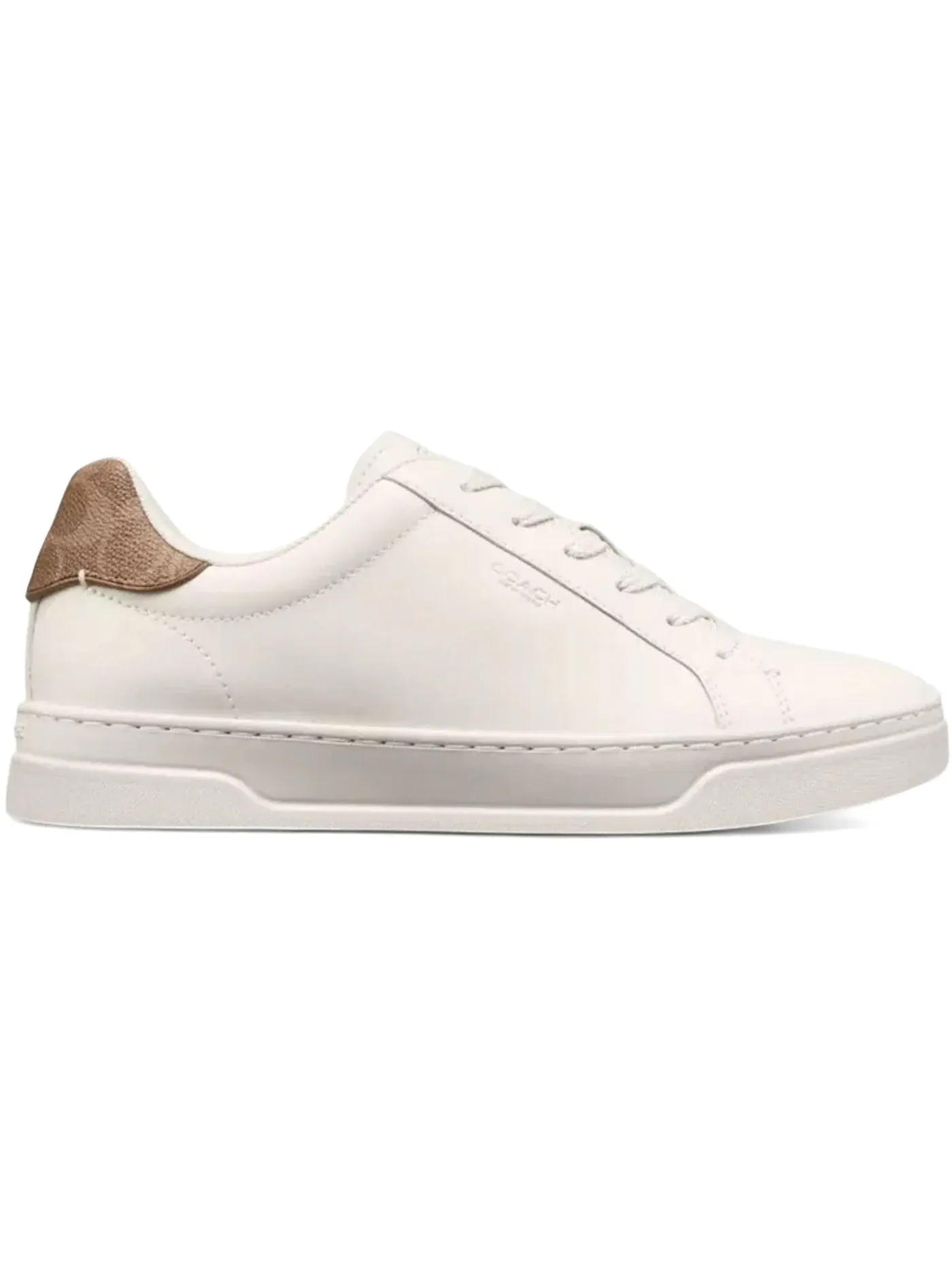 Женские кроссовки с кожаным верхом Coach High Line Sneaker — изображение 1 из 1, коричневый хаки
