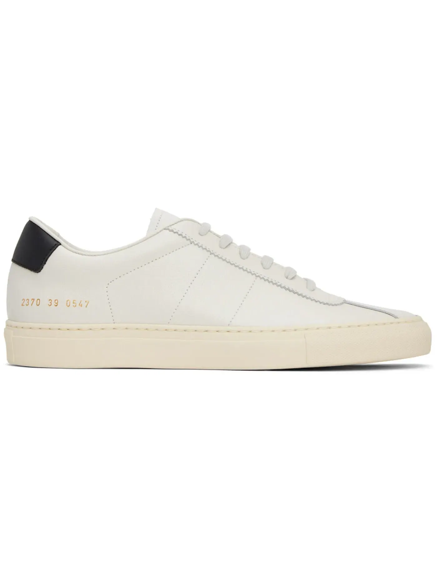Мужские кроссовки кожаные Common Project Tennis 77 Common Projects — изображение 1 из 1, белый/черный