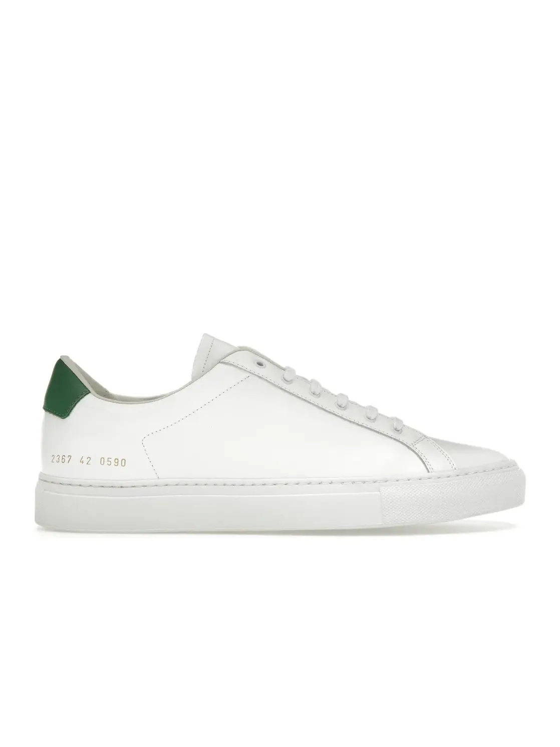 Мужские кроссовки с низким верхом Common Projects Retro Low Common Projects — изображение 1 из 4, белый/зеленый